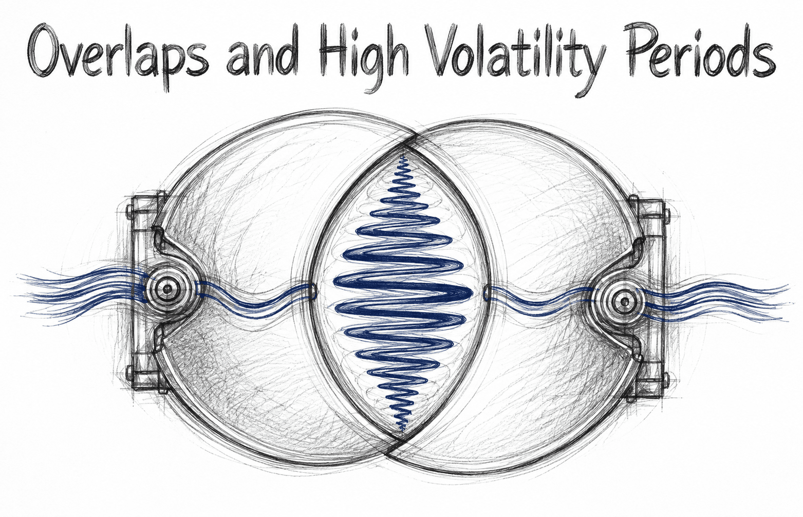 Overlaps and High Volatility Periods