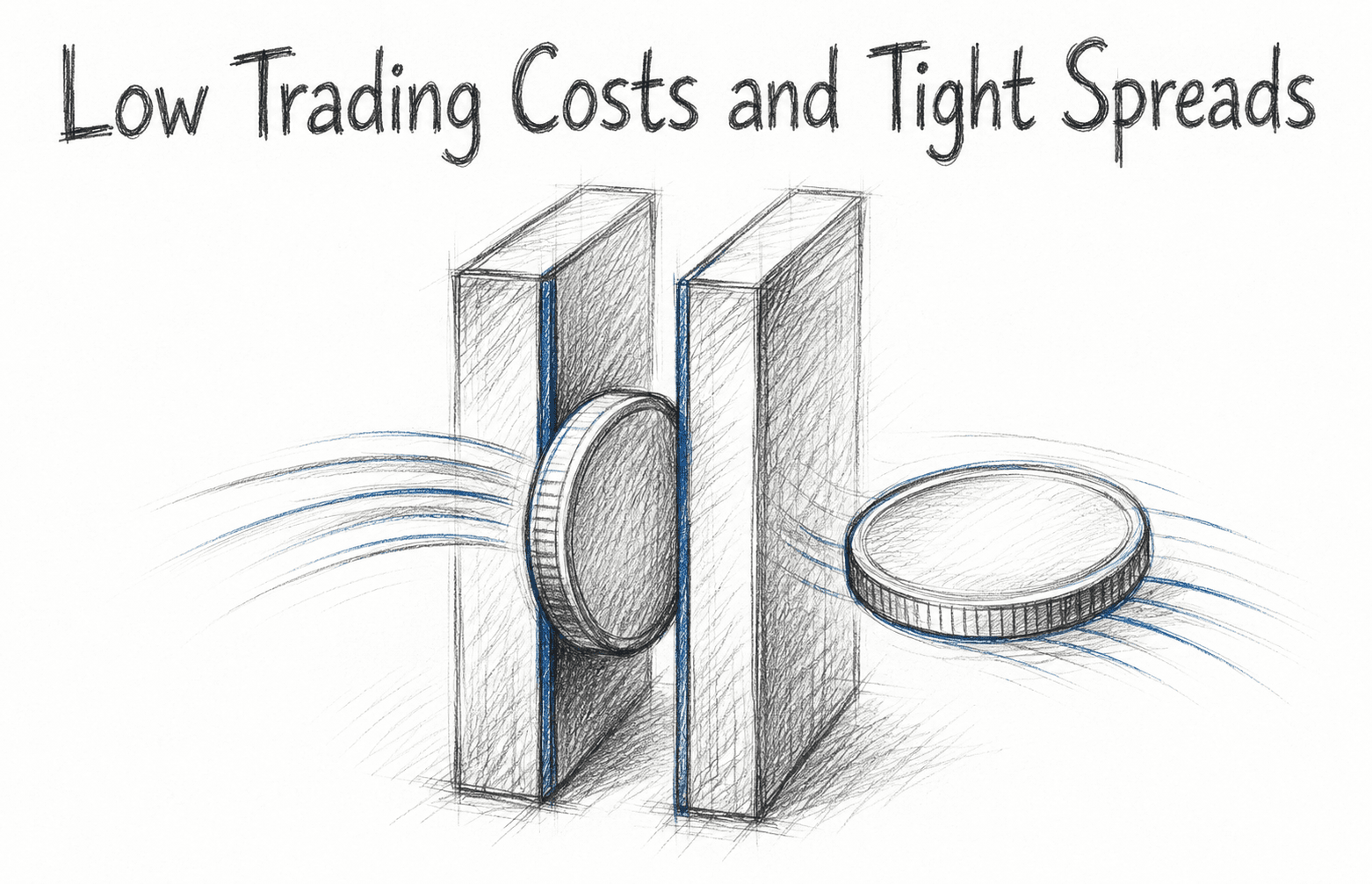 Low Trading Costs and Tight Spreads