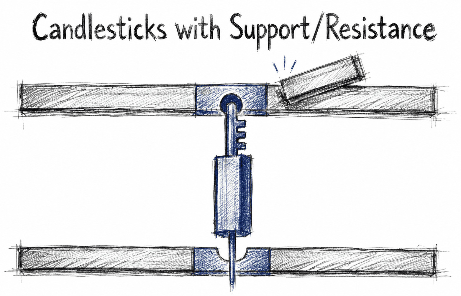 Candlesticks with Support/Resistance