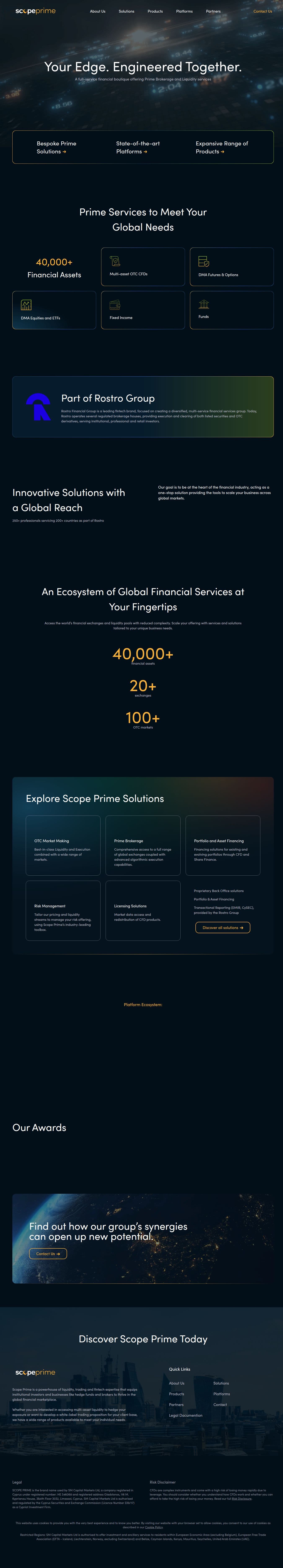 Homepage of scopemarkets.com as we captured it