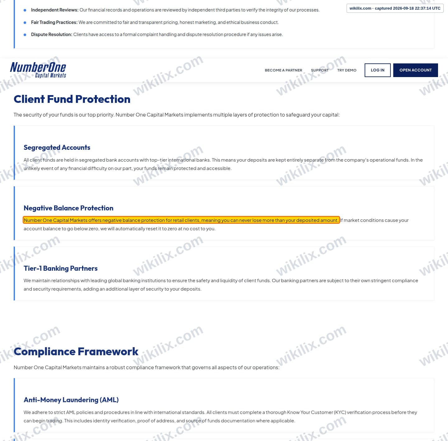 Our full page screenshot of the page that makes this promise, on N1CM's site n1cm.com, taken on Sep 18, 2026. The quoted words are marked in the image.