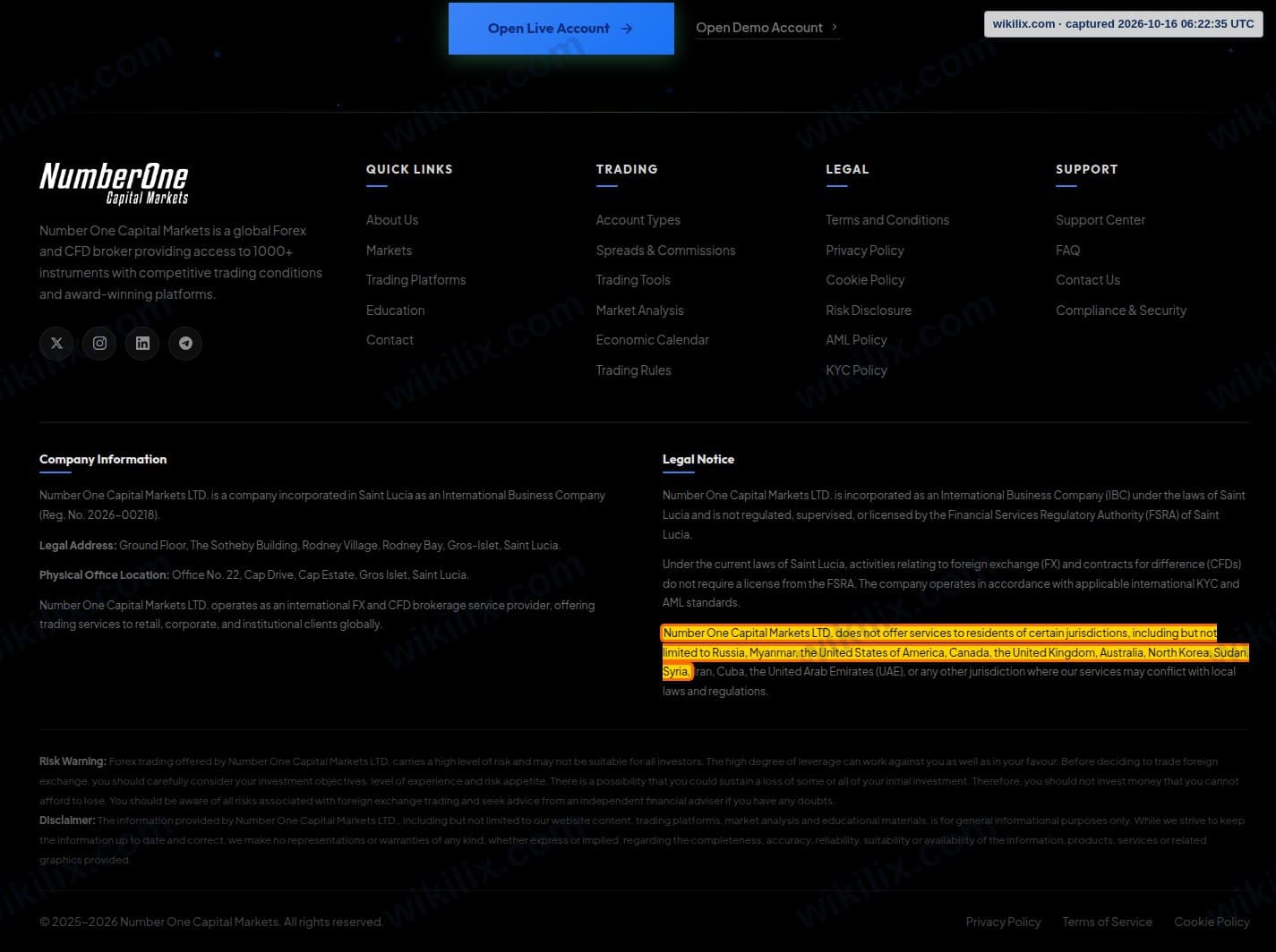 Our full page screenshot of the page this clause sits on, on N1CM's site n1cm.com, taken on Oct 16, 2026. The quoted words are marked in the image.