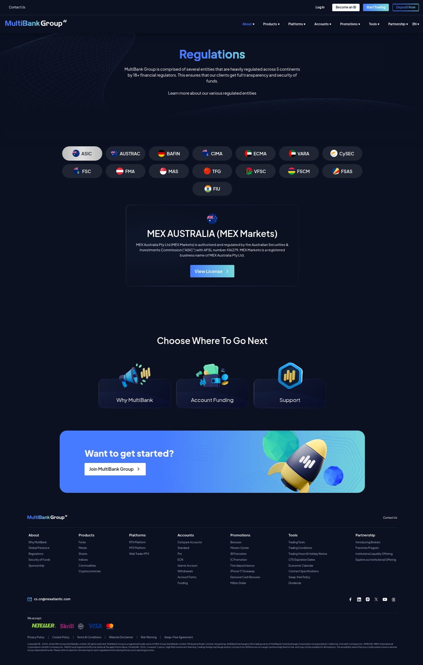 Homepage of multibank.link as we captured it