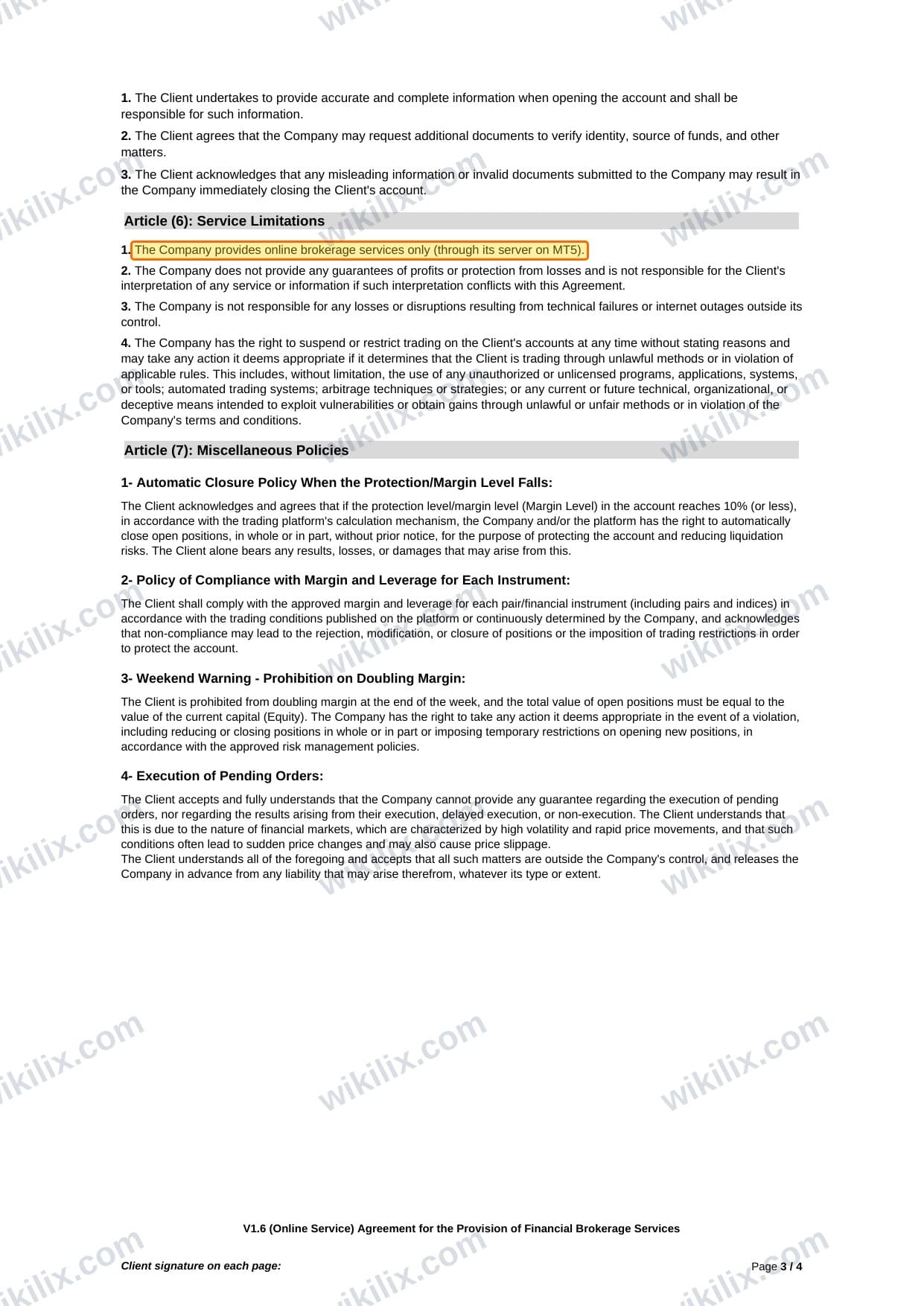 Our full page screenshot of the page this clause sits on, on APC PRIME's site apc-app.apcprime.com, taken on Aug 26, 2026. The quoted words are marked in the image.