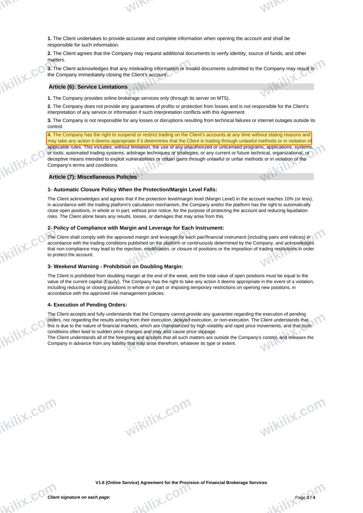 Our full page screenshot of the page this clause sits on, on APC PRIME's site apc-app.apcprime.com, taken on Aug 26, 2026. The quoted words are marked in the image.