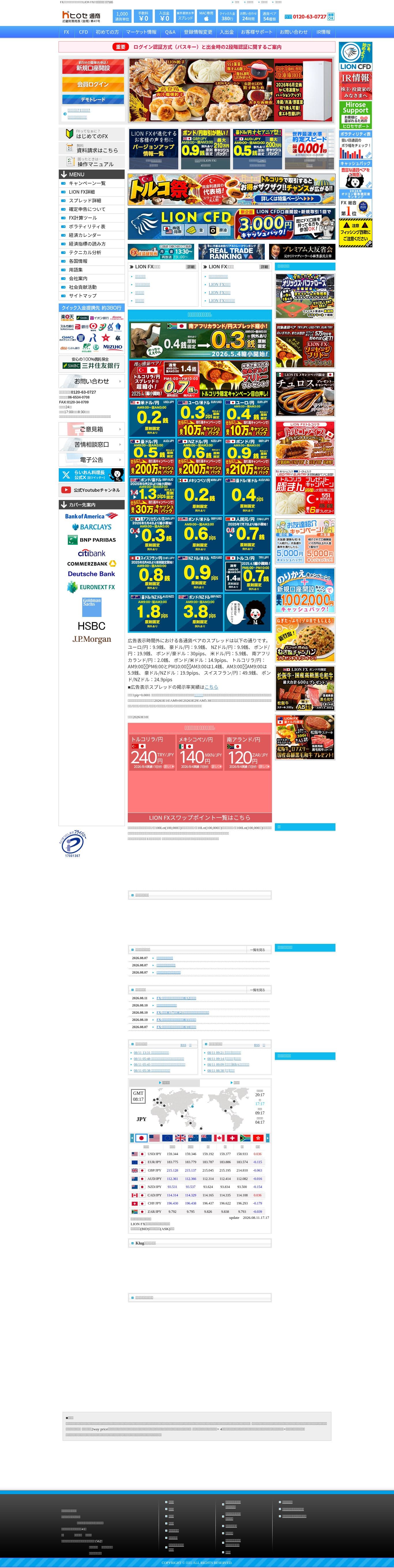 Homepage of hirose-fx.co.jp as we captured it