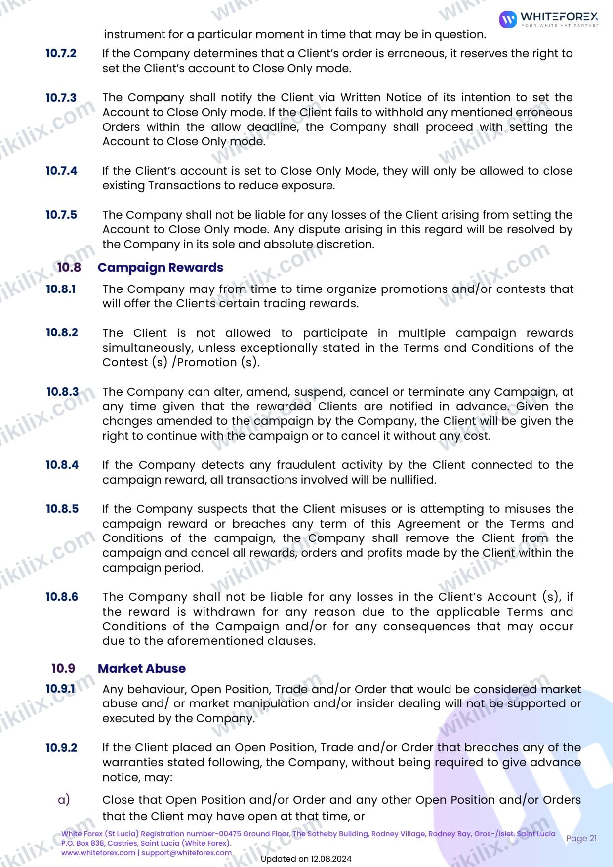 Our full page screenshot of the page this quotation was taken from, on WHITEFOREX's site web.archive.org, taken on Sep 14, 2026. The quoted words are not marked in the image.