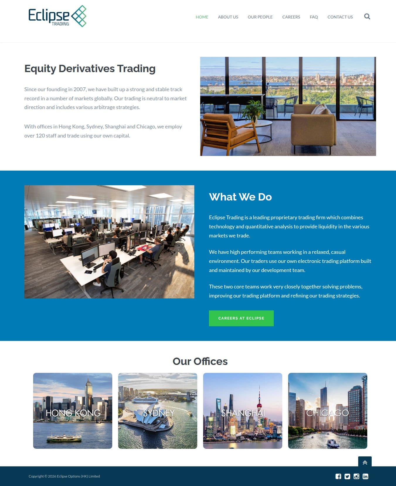 Homepage of eclipseoptions.com as we captured it