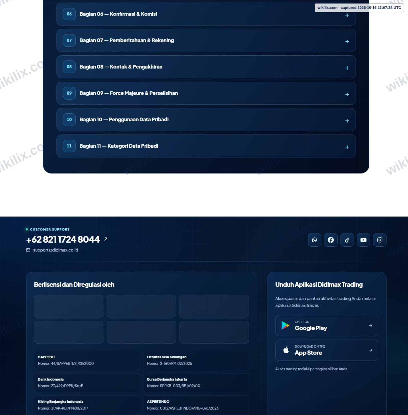 Our full page screenshot of the page this quotation was taken from, on DIDIMAX's site didimax.co.id, taken on Oct 16, 2026. The quoted words are not marked in the image.