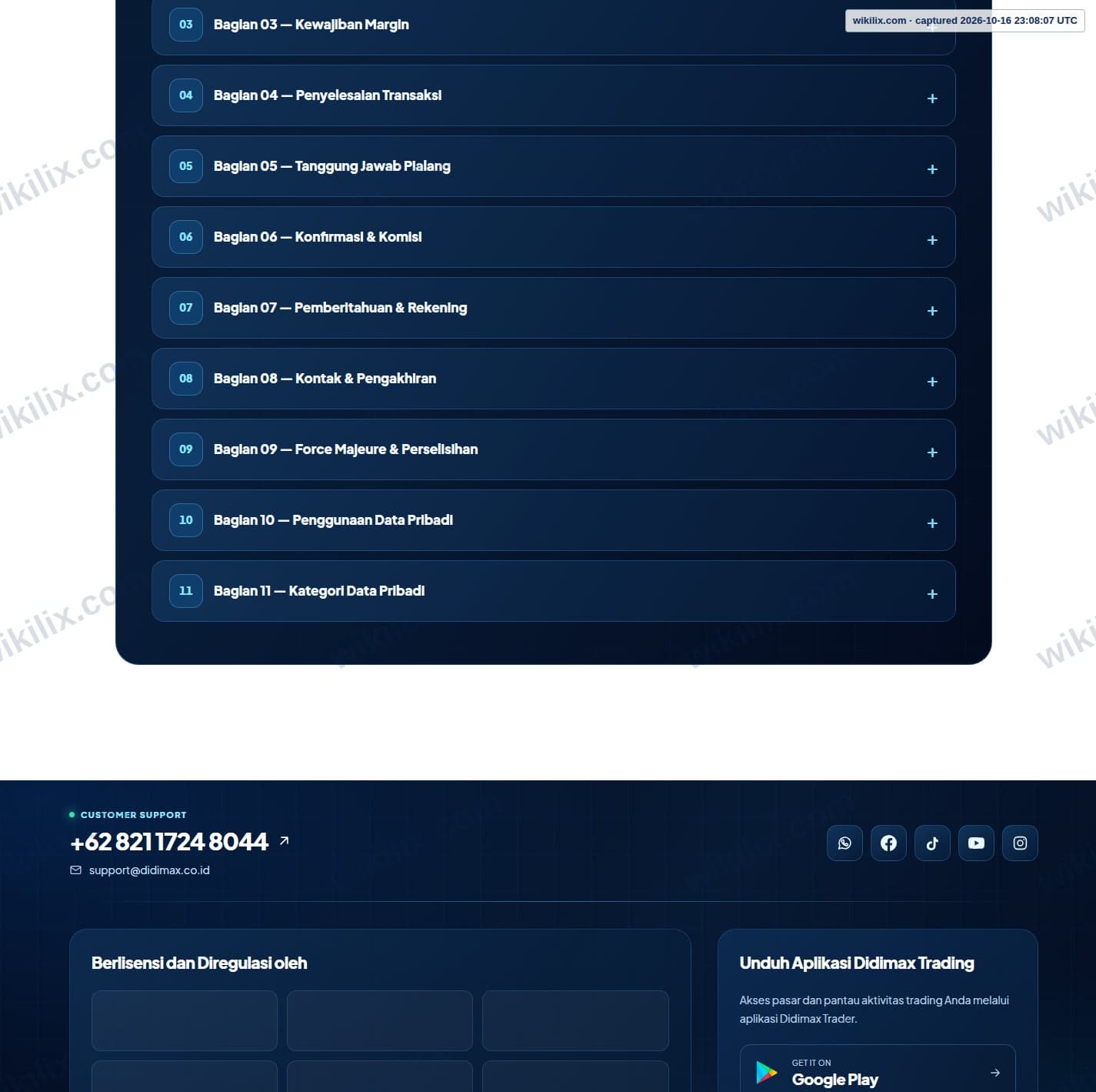 Our full page screenshot of the page this quotation was taken from, on DIDIMAX's site didimax.co.id, taken on Oct 16, 2026. The quoted words are not marked in the image.