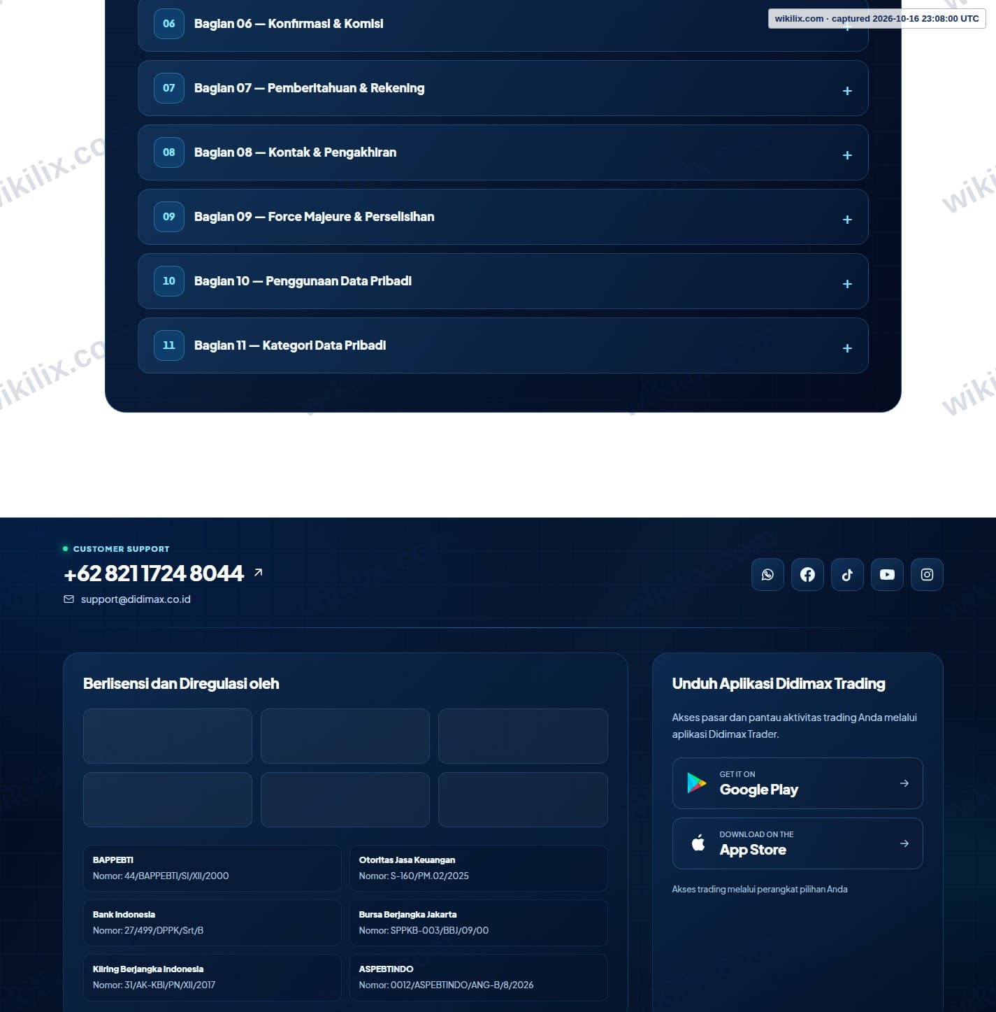 Our full page screenshot of the page this quotation was taken from, on DIDIMAX's site didimax.co.id, taken on Oct 16, 2026. The quoted words are not marked in the image.