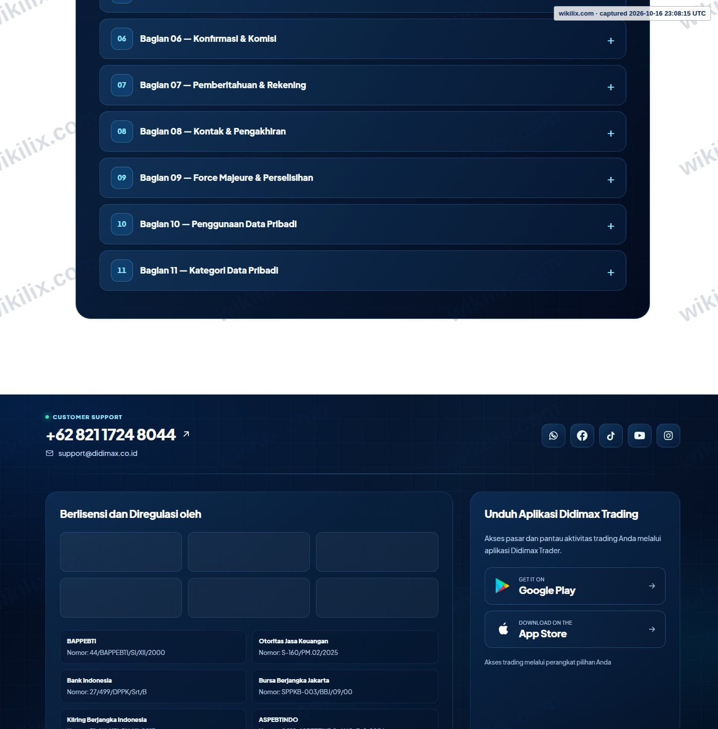 Our full page screenshot of the page this quotation was taken from, on DIDIMAX's site didimax.co.id, taken on Oct 16, 2026. The quoted words are not marked in the image.