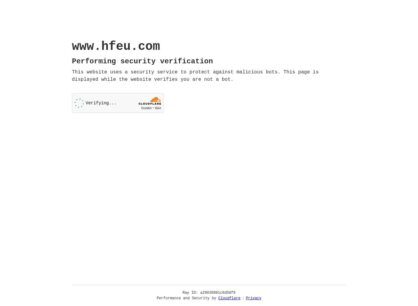 Homepage of hfm.com as we captured it