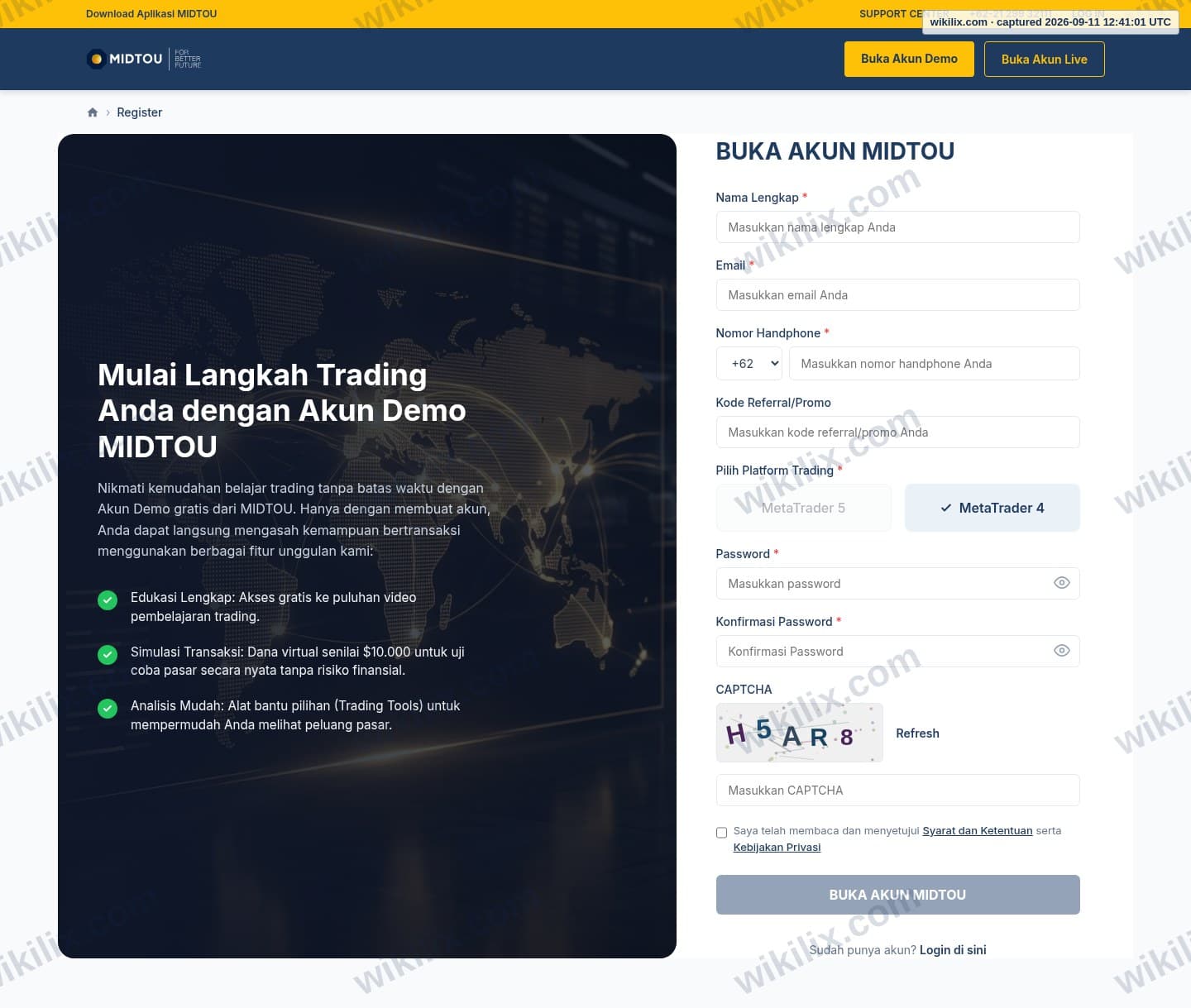 Our full page screenshot of the page this quotation was taken from, on MIDTOU's site client.midtou.com, taken on Sep 11, 2026. The quoted words are not marked in the image.
