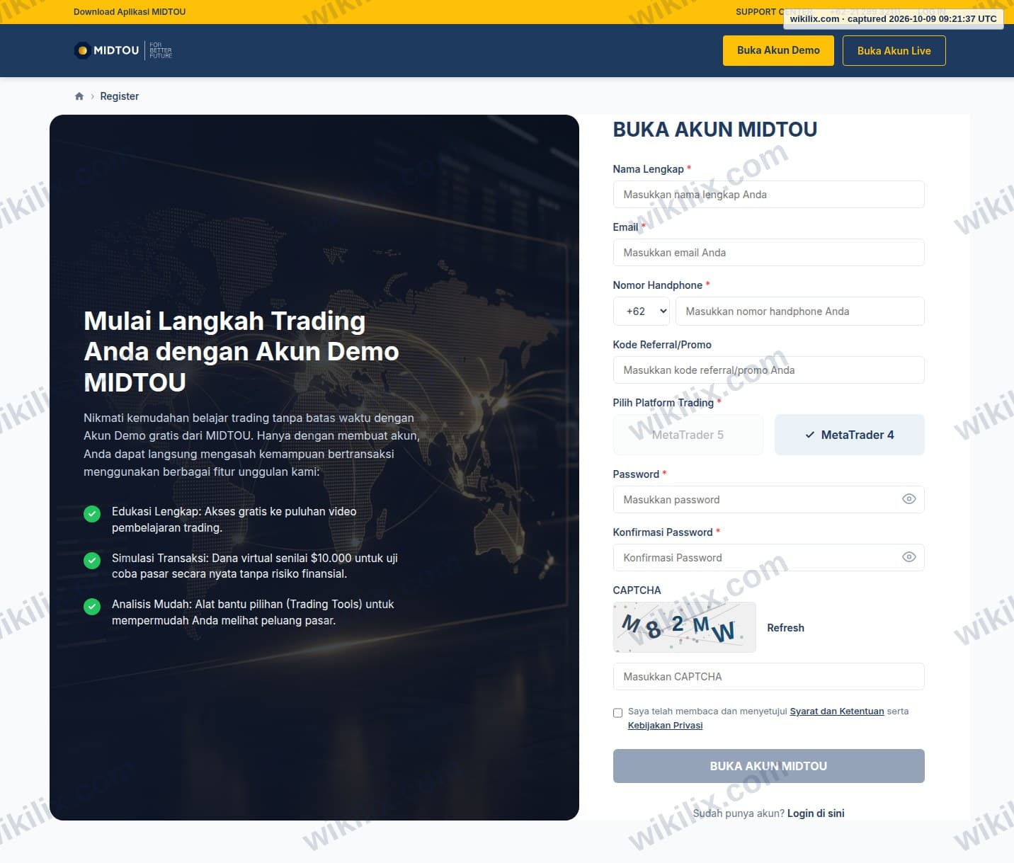 Our full page screenshot of the page this quotation was taken from, on MIDTOU's site client.midtou.com, taken on Oct 9, 2026. The quoted words are not marked in the image.