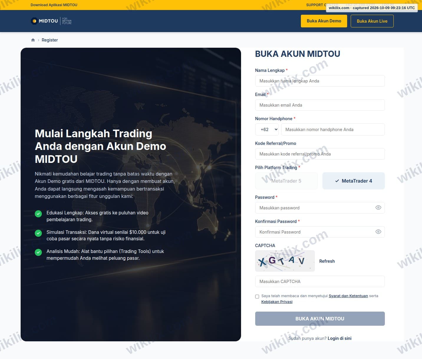 Our full page screenshot of the page this quotation was taken from, on MIDTOU's site client.midtou.com, taken on Oct 9, 2026. The quoted words are not marked in the image.