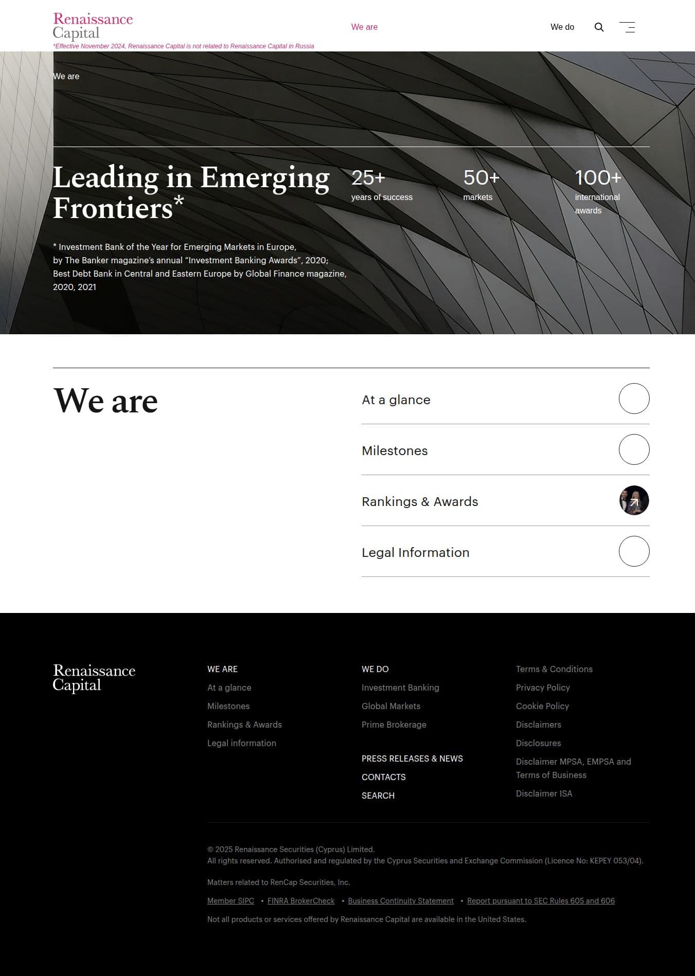 Homepage of rencap.com as we captured it