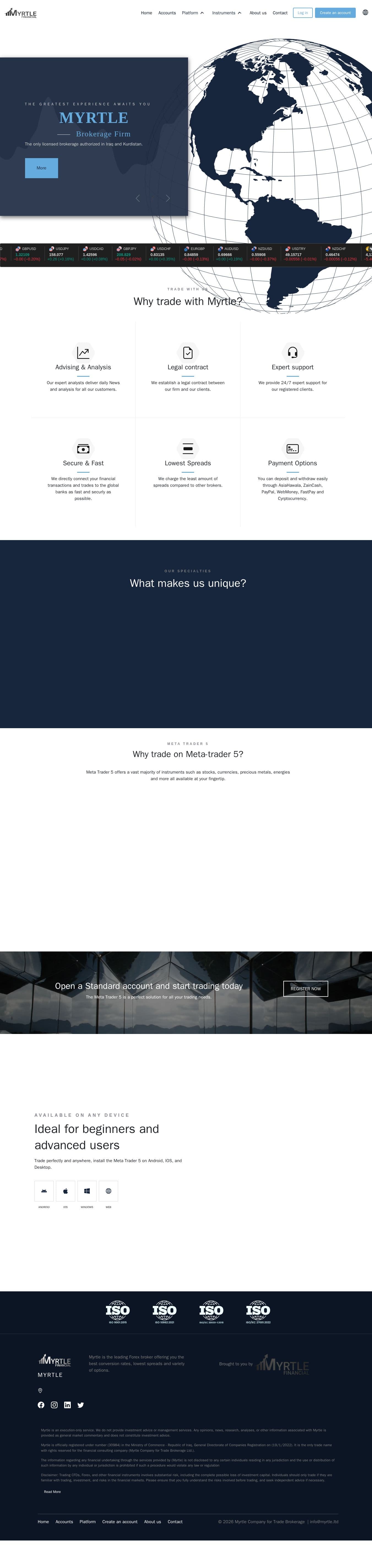 Homepage of myrtle.ltd as we captured it