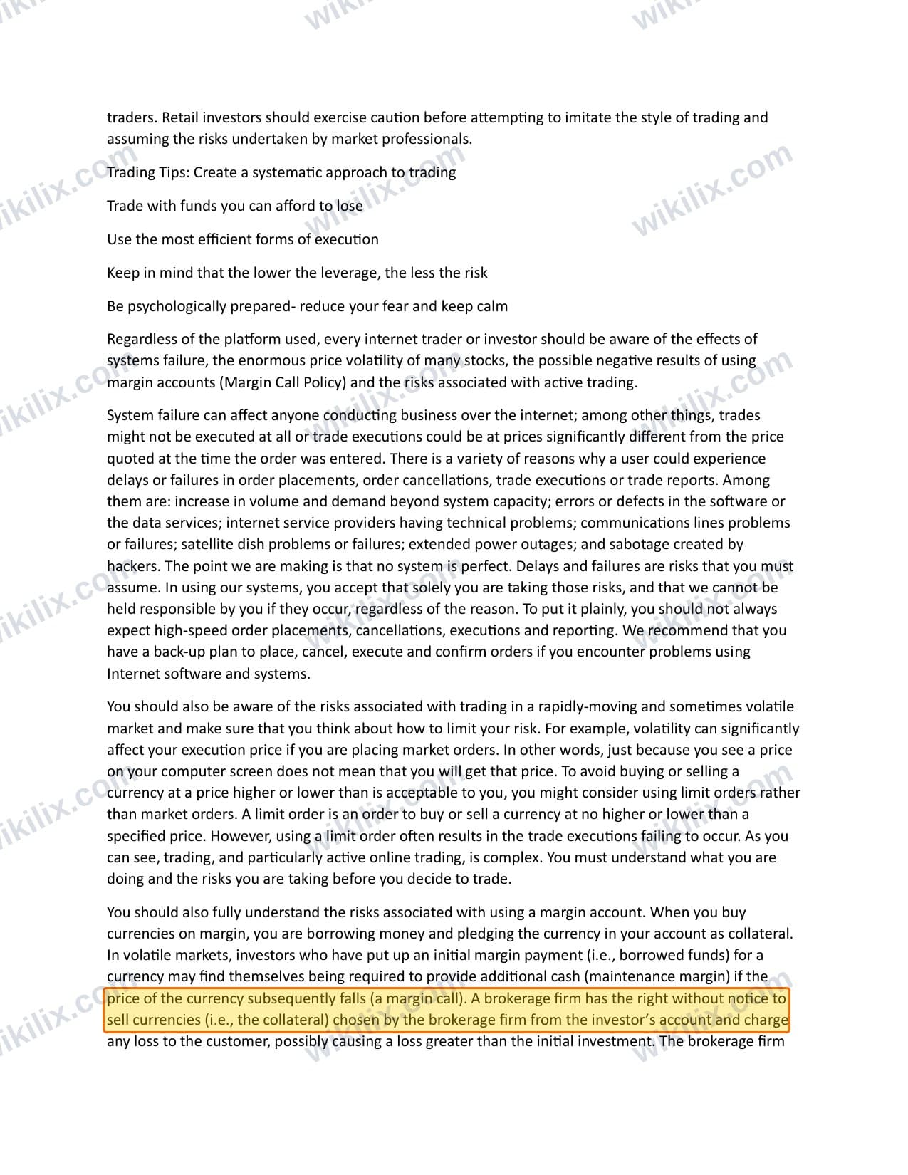 Our full page screenshot of the page this clause sits on, on RRR Capital's site rrrcapital.com, taken on Sep 15, 2026. The quoted words are marked in the image.