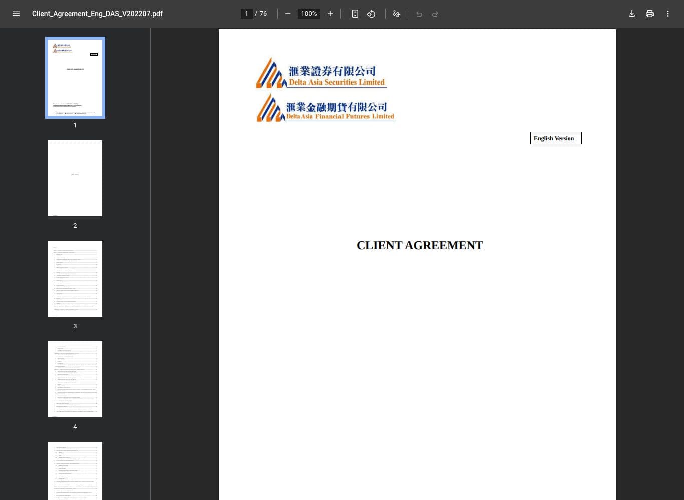 Homepage of delta-asia.com.hk as we captured it