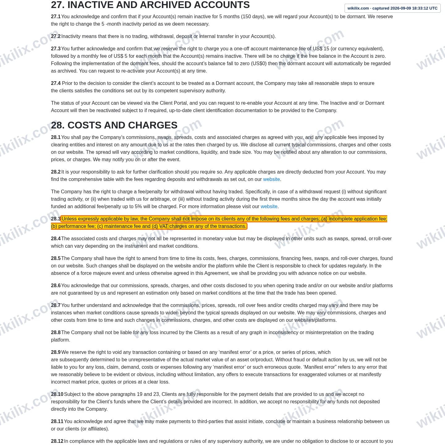Our full page screenshot of the page that makes this promise, on Errante's site errante.com, taken on Sep 9, 2026. The quoted words are marked in the image.