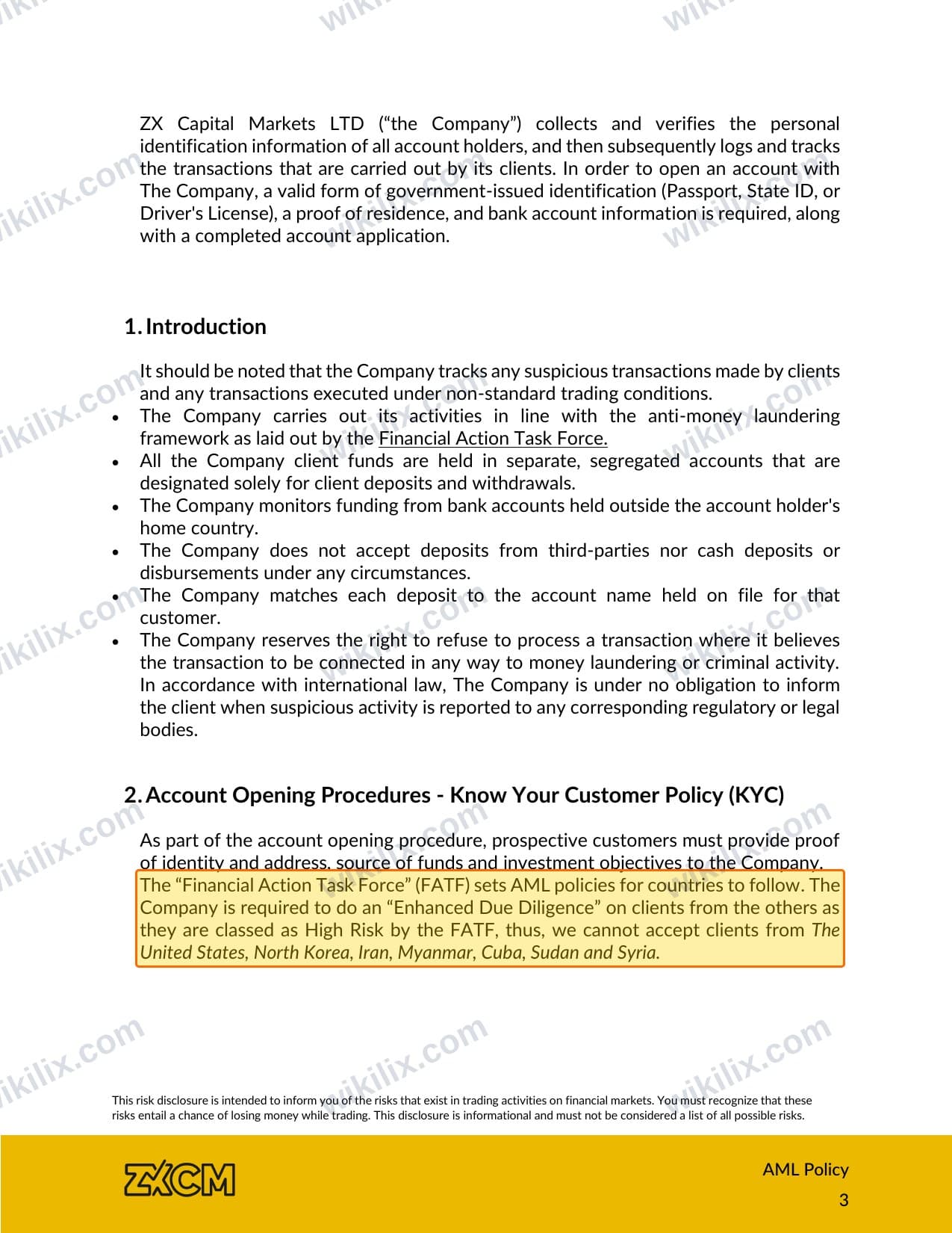 Our full page screenshot of the page this clause sits on, on ZXCM's site zxcm.com, taken on Sep 12, 2026. The quoted words are marked in the image.