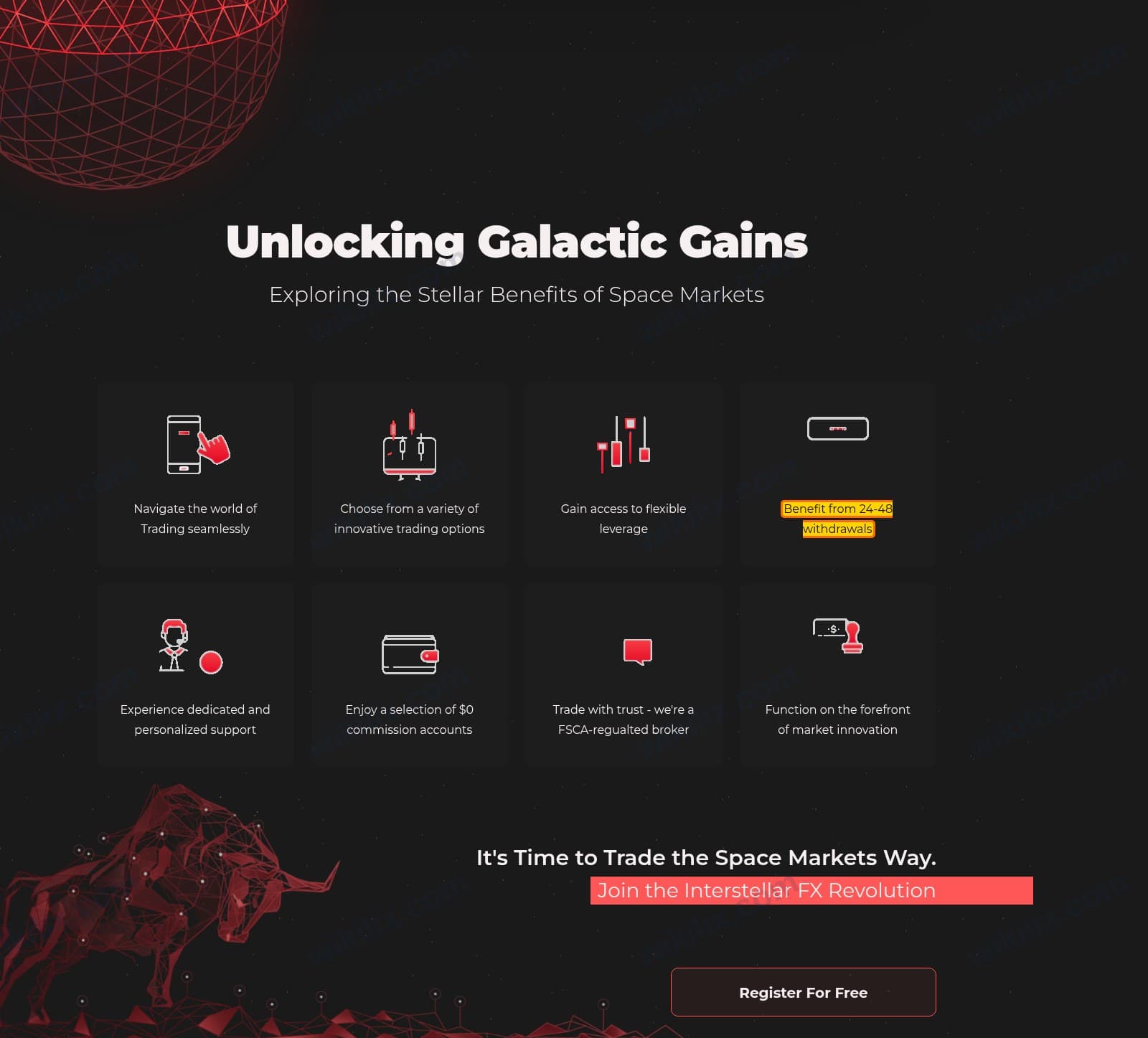 Our full page screenshot of the page that makes this promise, on SpaceMarket's site spacemarkets.io, taken on Aug 23, 2026. The quoted words are marked in the image.
