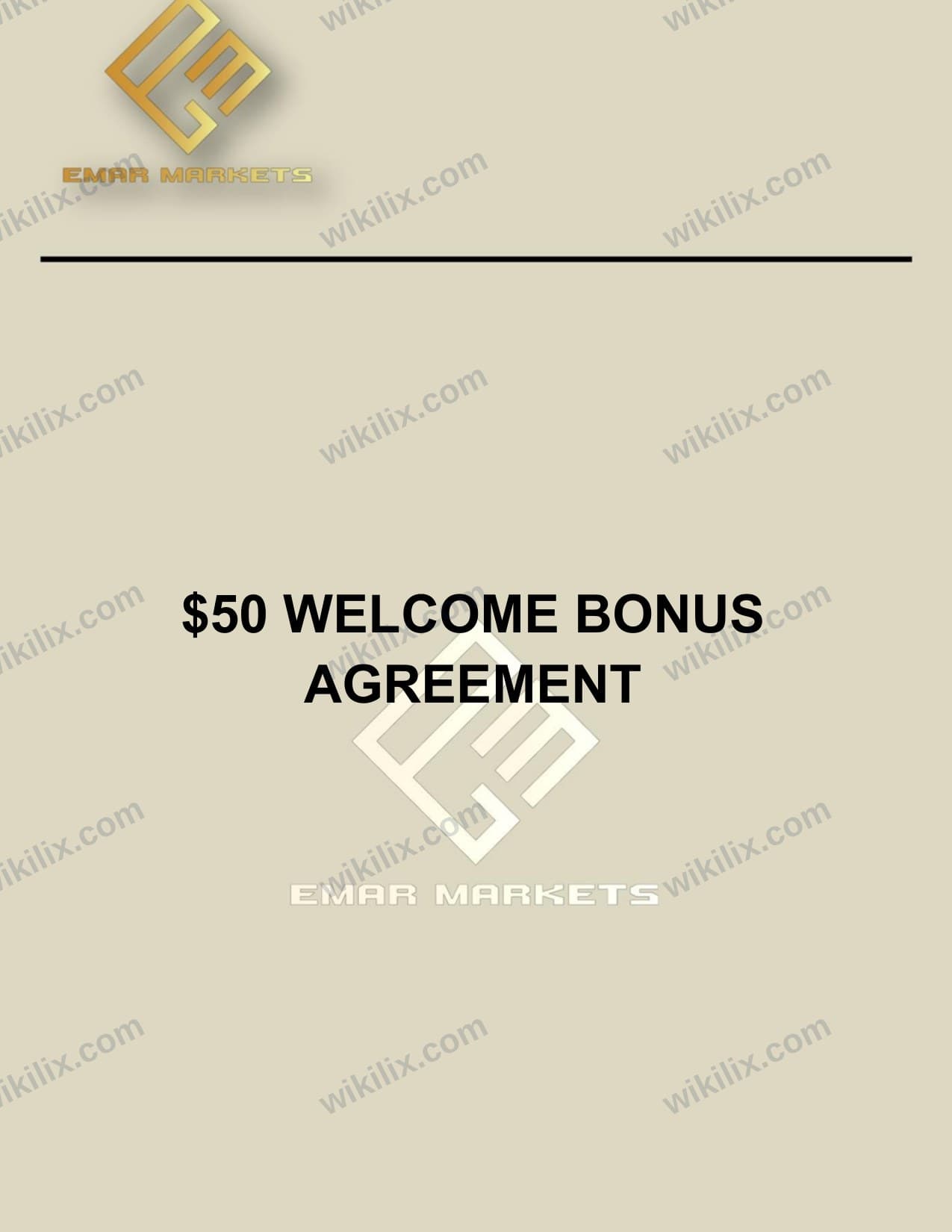Our full page screenshot of the page this quotation was taken from, on EMAR MARKETS's site emarmarkets.com, taken on Aug 24, 2026. The quoted words are not marked in the image.