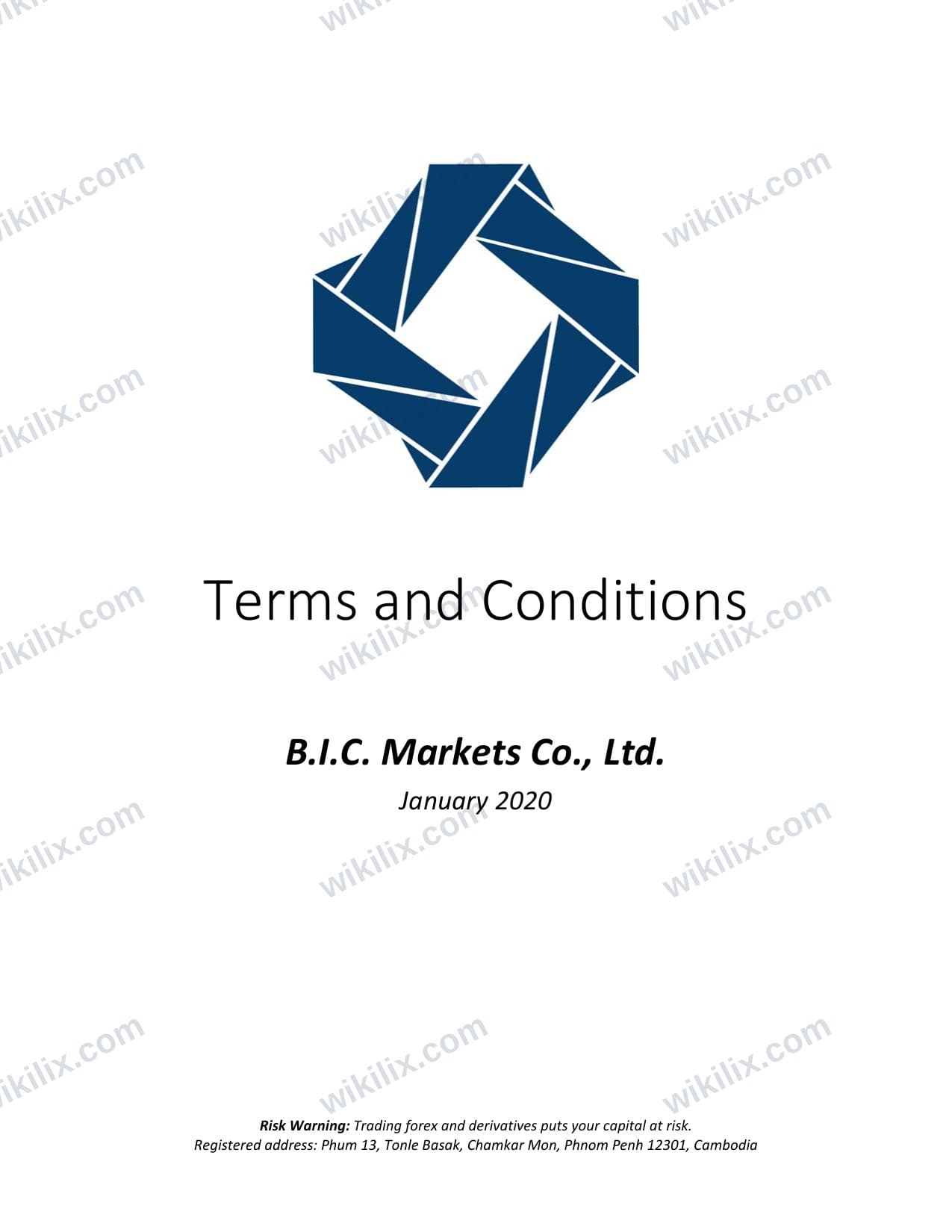 Our full page screenshot of the page this quotation was taken from, on BIC Markets's site bfxcapital.com.kh, taken on Aug 31, 2026. The quoted words are not marked in the image.