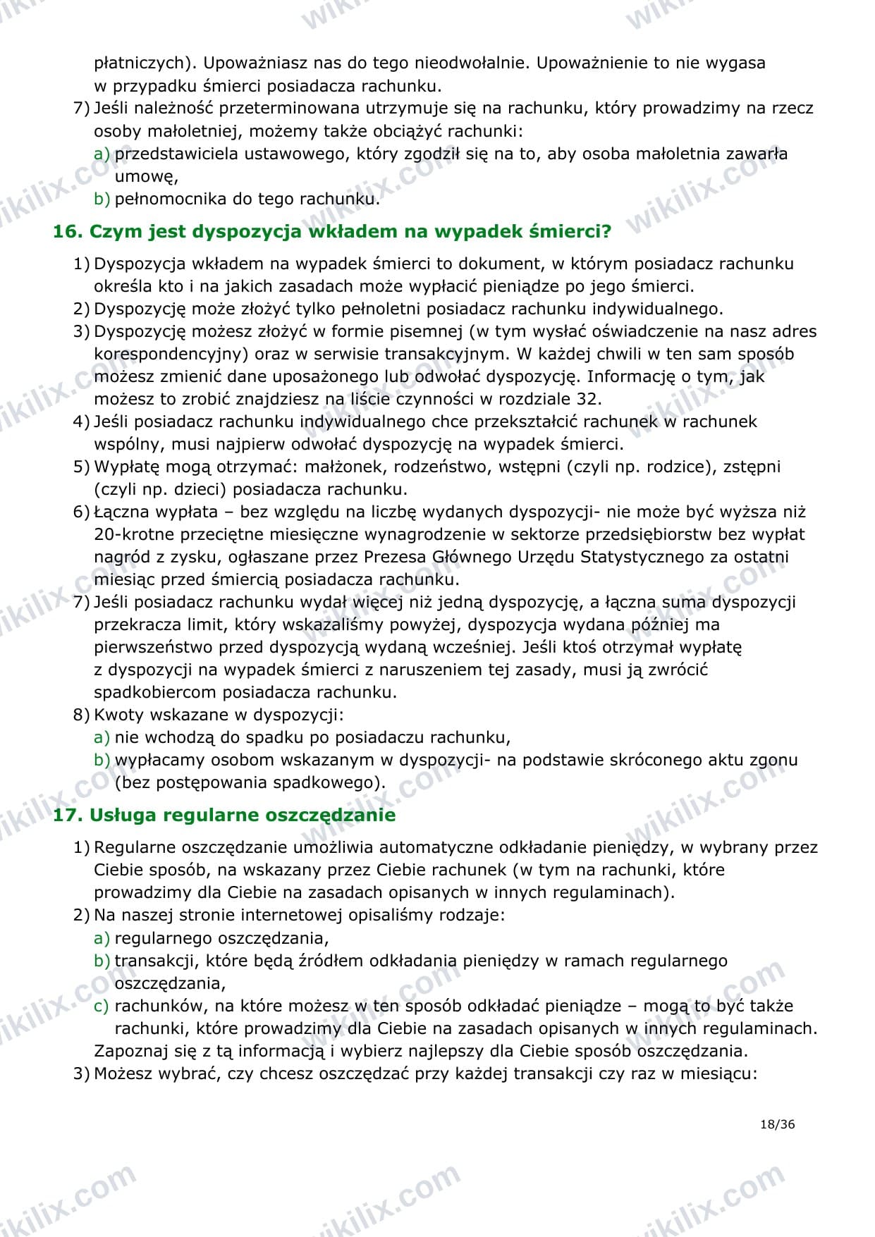 Our full page screenshot of the page this quotation was taken from, on mBank's site pdf.mbank.pl, taken on Sep 12, 2026. The quoted words are not marked in the image.
