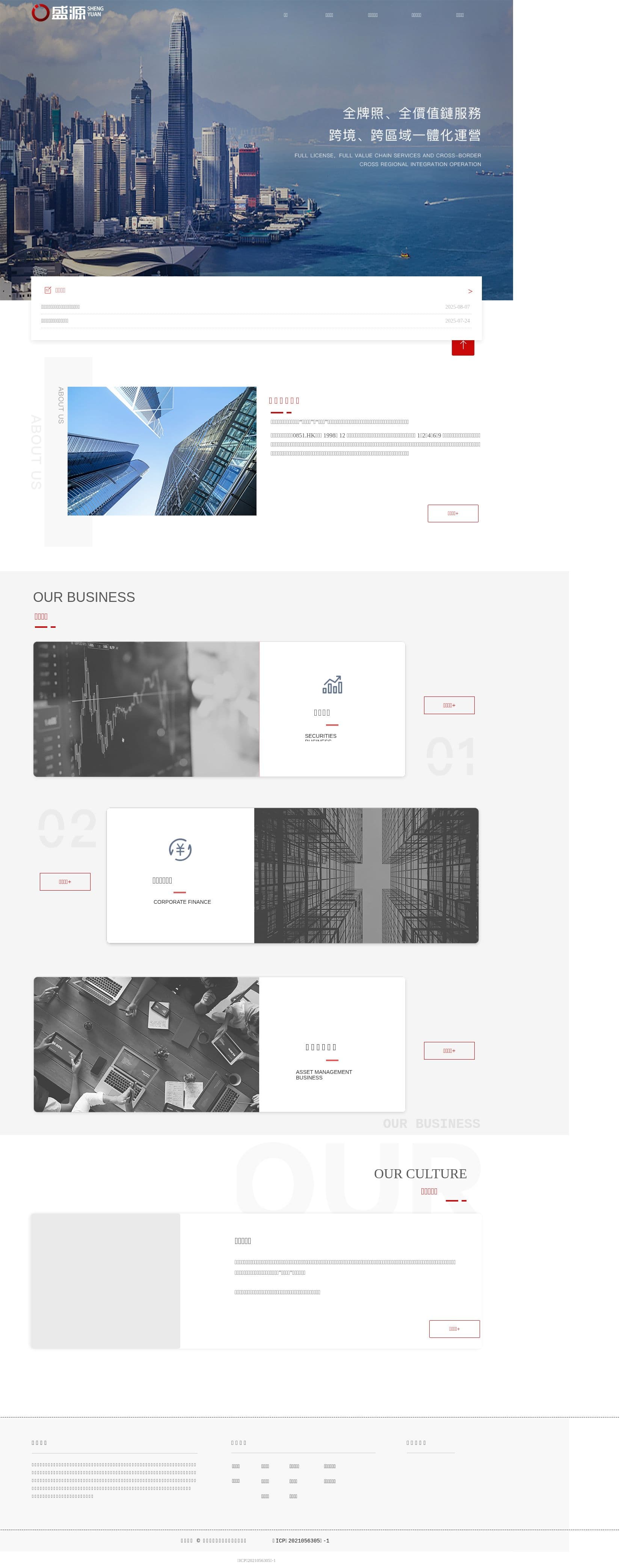 Homepage of shengyuanhk.com as we captured it