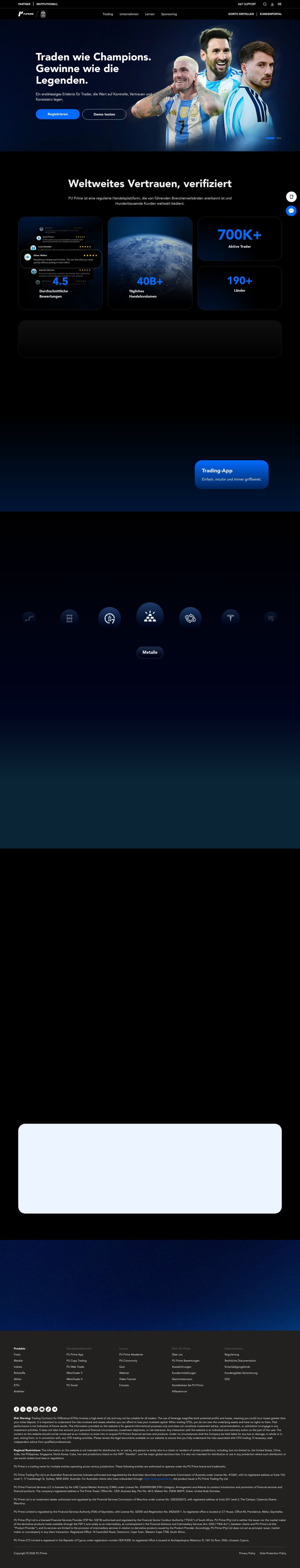 Homepage of puprime.com as we captured it