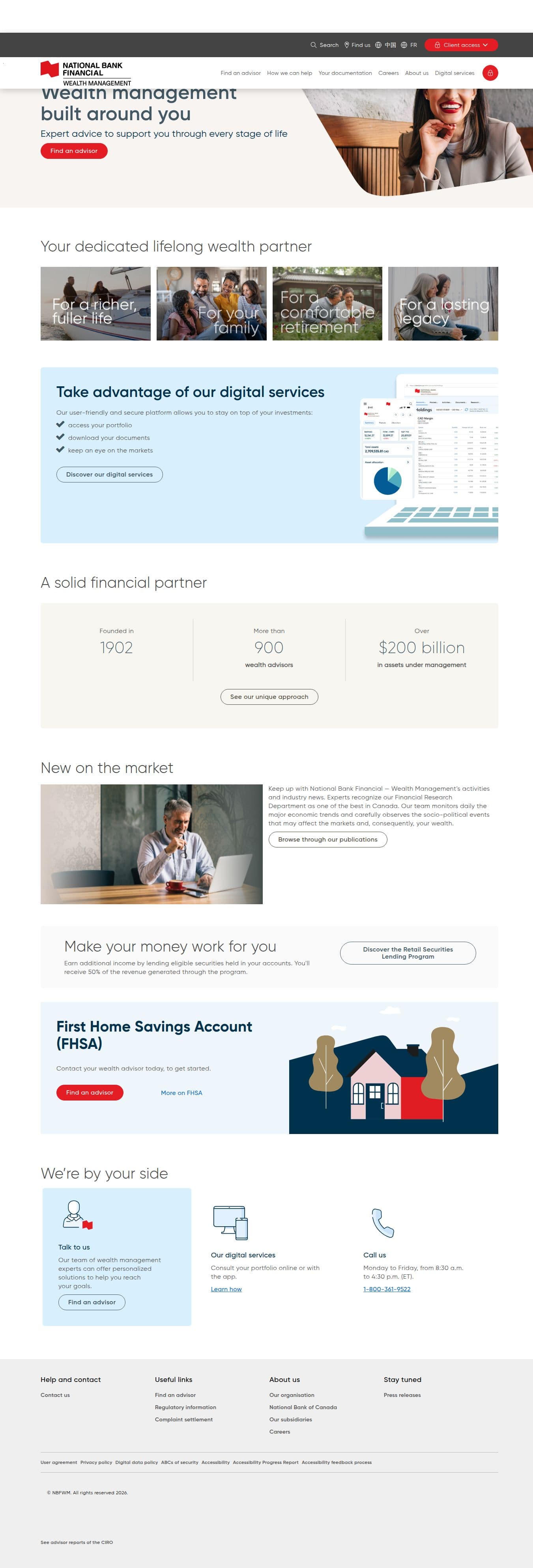 Homepage of nbfwm.ca as we captured it