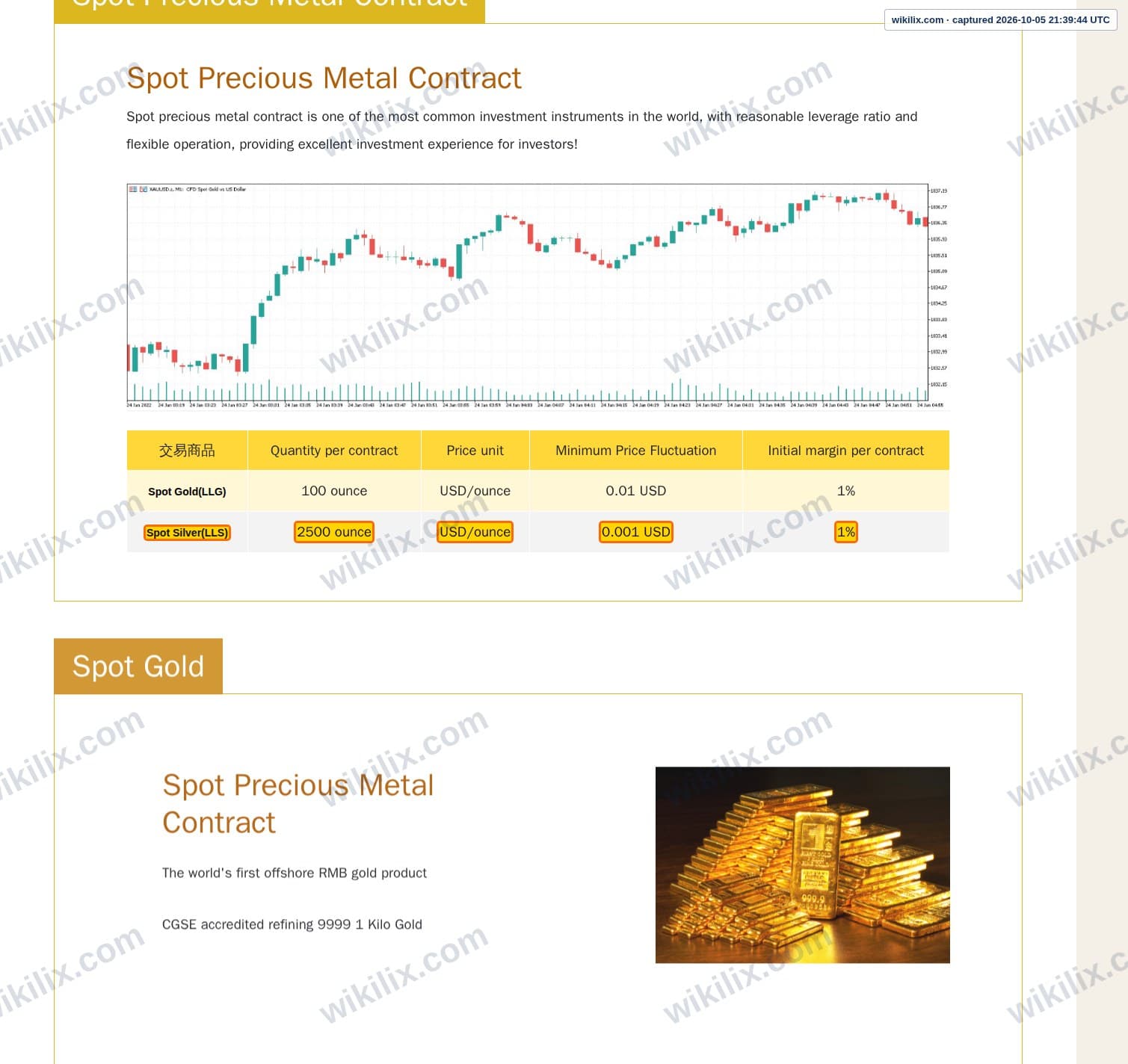 Our full page screenshot of the page that makes this promise, on First Gold's site firstbullion.com, taken on Oct 5, 2026. The quoted words are marked in the image.