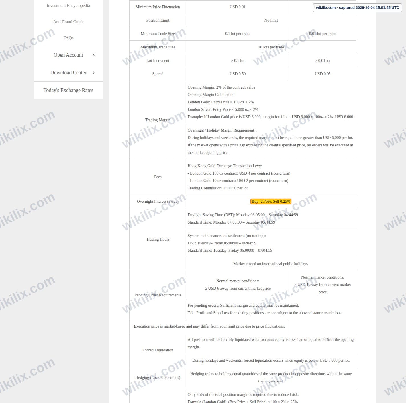 Our full page screenshot of the page this clause sits on, on SinoSound's site gold2u.net, taken on Oct 4, 2026. The quoted words are marked in the image.