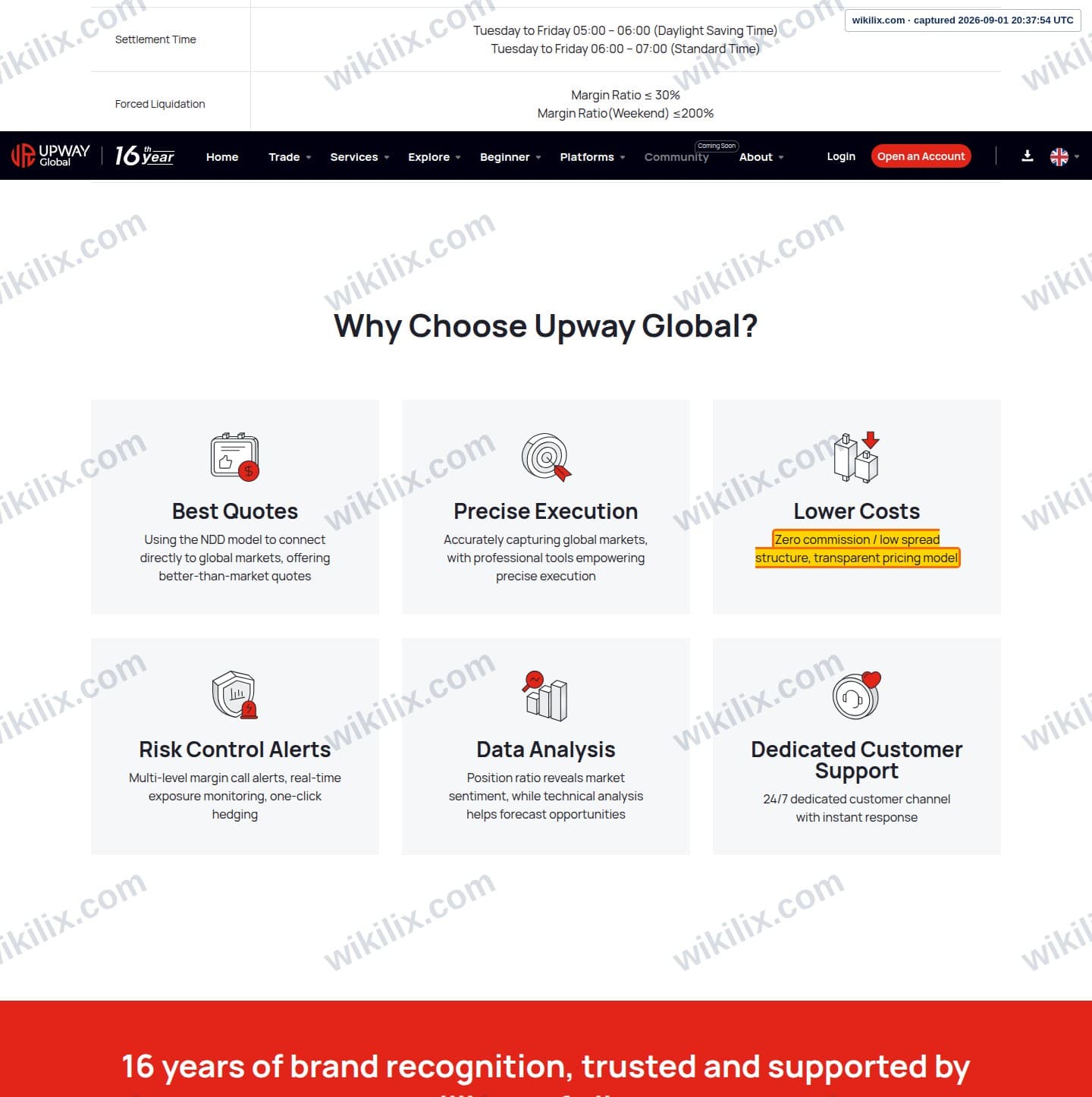 Our full page screenshot of the page that makes this promise, on Upway's site jrjr.com, taken on Sep 1, 2026. The quoted words are marked in the image.