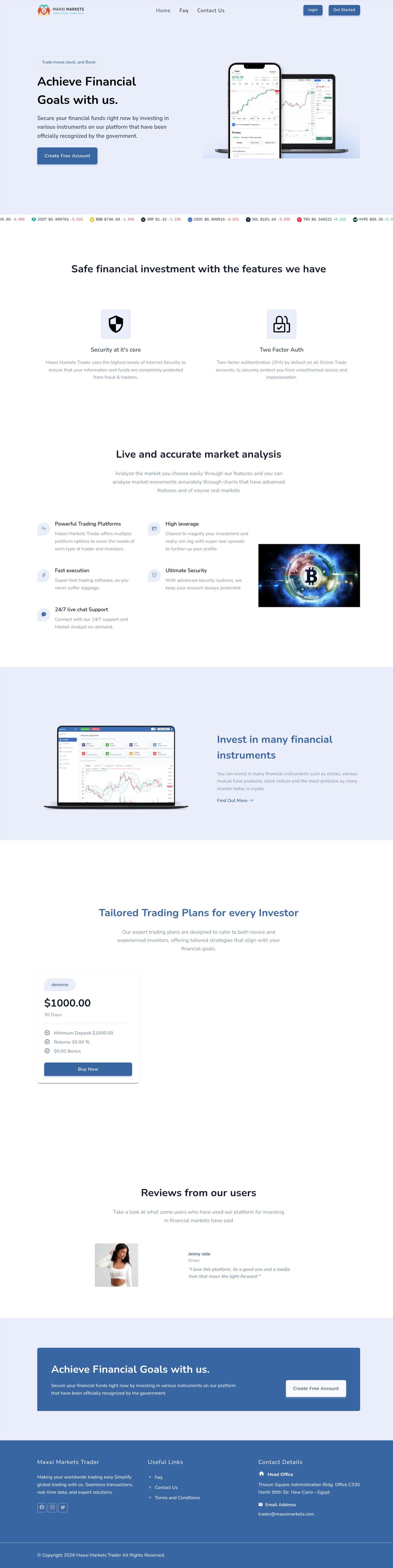 Homepage of maxximarkets.com as we captured it