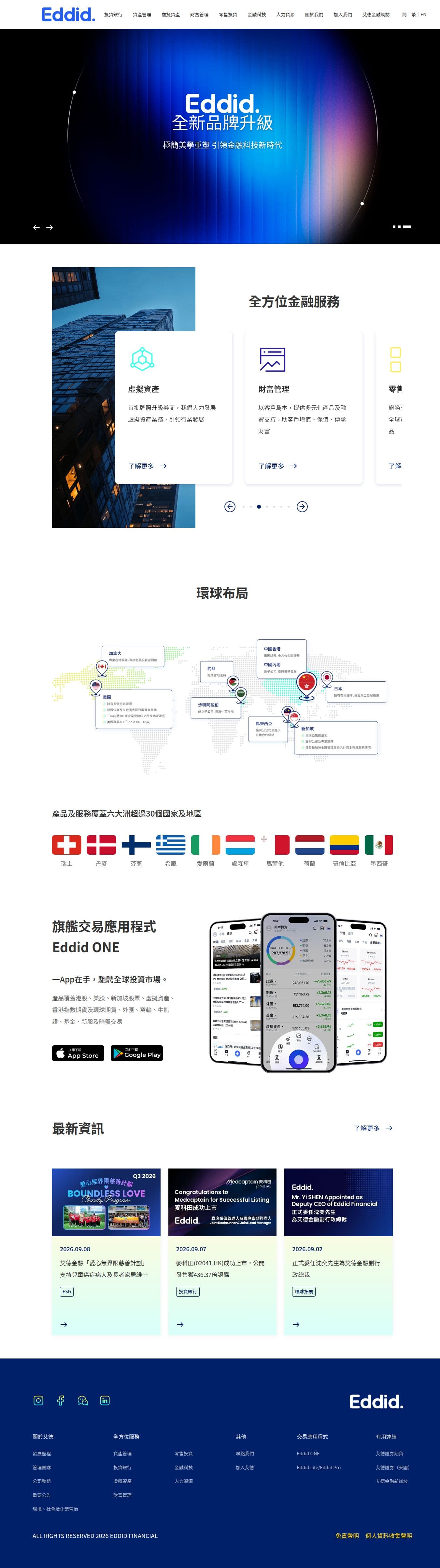 Homepage of eddidfin.com as we captured it