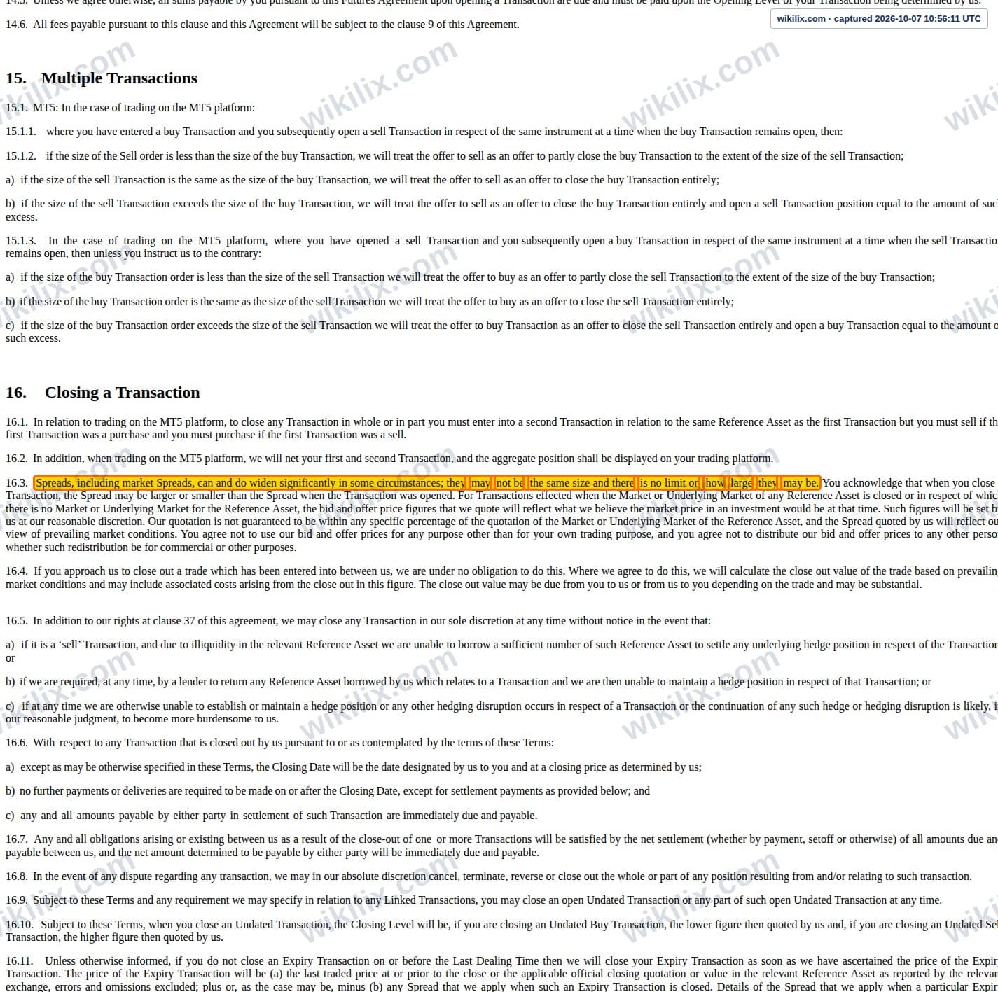 Our full page screenshot of the page this clause sits on, on Kanak Capital Markets's site portal.kanakcapitalmarkets.com, taken on Oct 7, 2026. The quoted words are marked in the image.