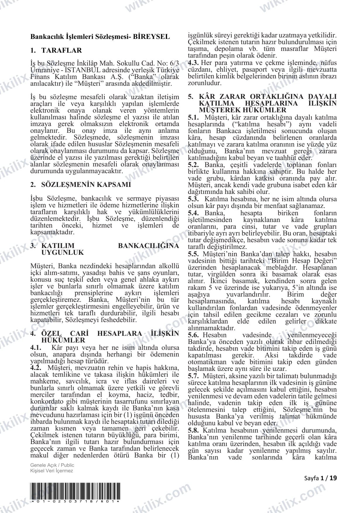 Our full page screenshot of the page this quotation was taken from, on TURKIYE FINANS's site turkiyefinans.com.tr, taken on Aug 26, 2026. The quoted words are not marked in the image.