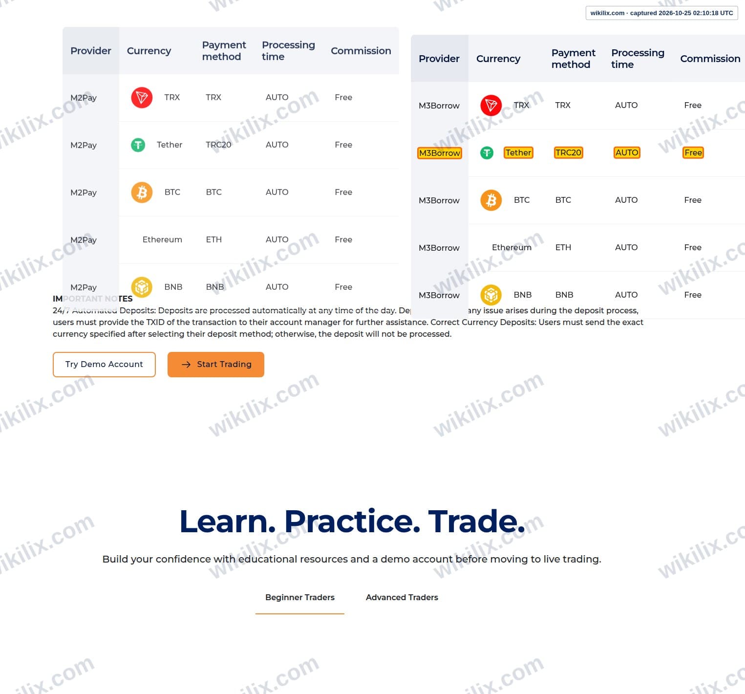Our full page screenshot of the page that makes this promise, on ePlanet's site eplanetbrokers.com, taken on Oct 25, 2026. The quoted words are marked in the image.