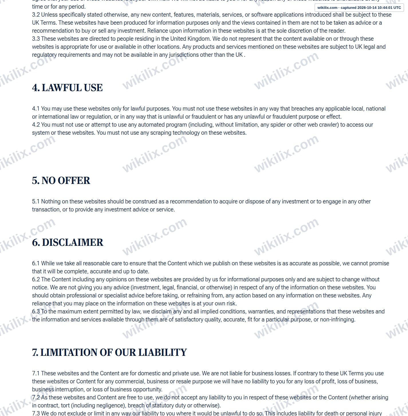 Our full page screenshot of the page this quotation was taken from, on T. Rowe Price's site troweprice.com, taken on Oct 14, 2026. The quoted words are not marked in the image.