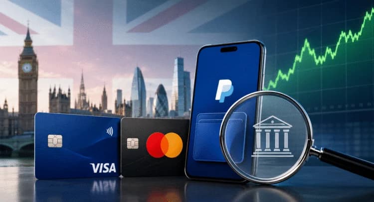 FCA opens competition probe into PayPal, Visa and Mastercard digital wallets