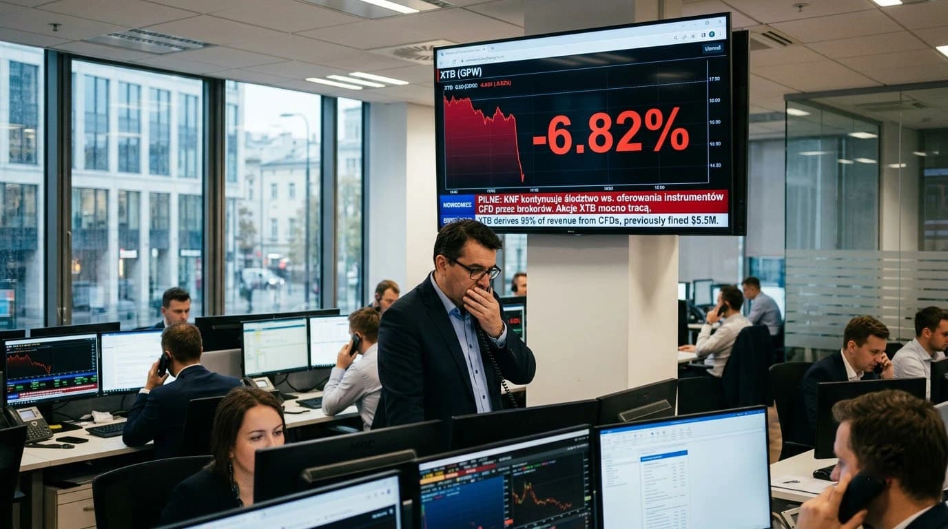 Polish Regulator Keeps CFD Review Open as XTB Shares Extend Losses