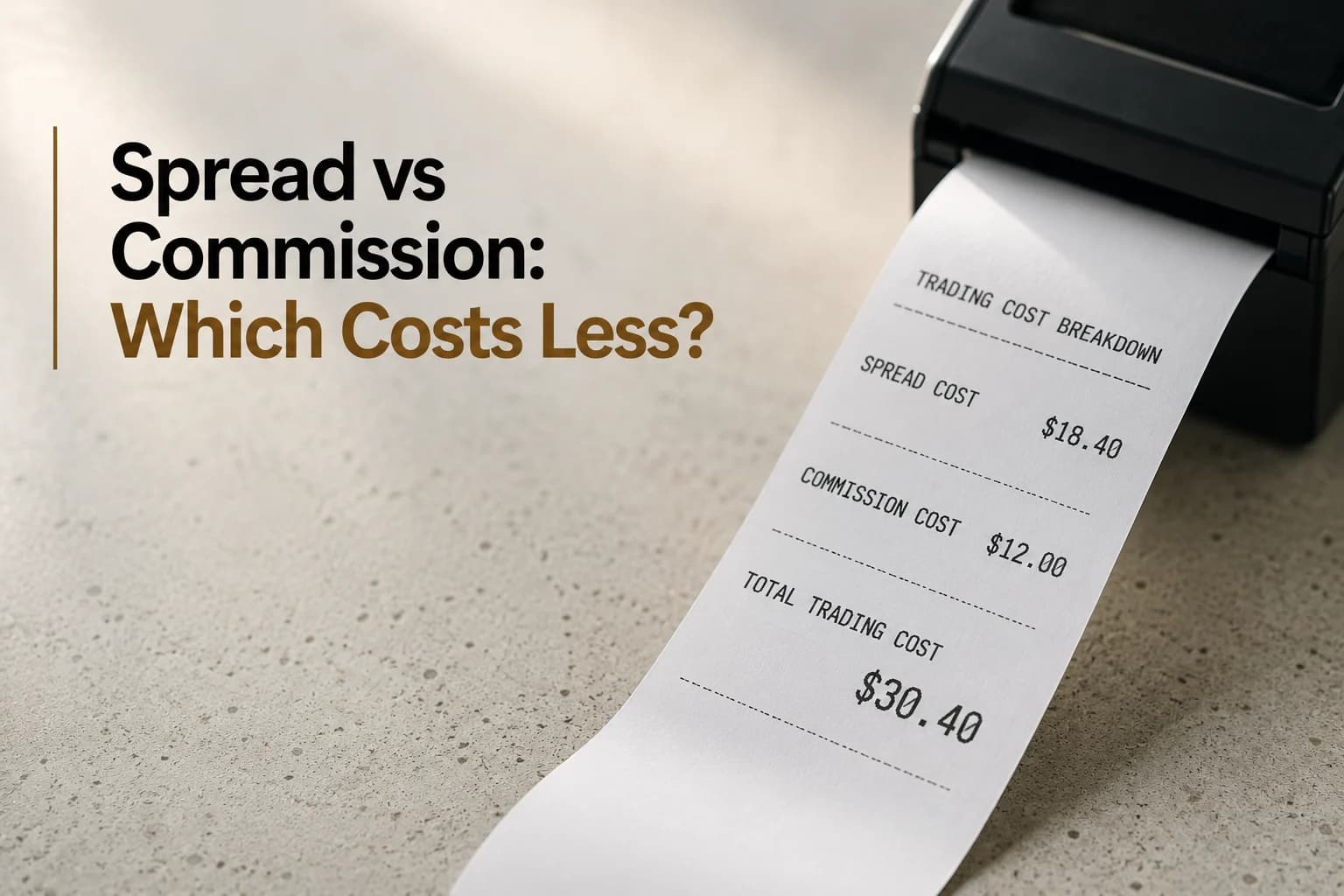 Spread vs Commission: Which Trading Model Is Cheaper?