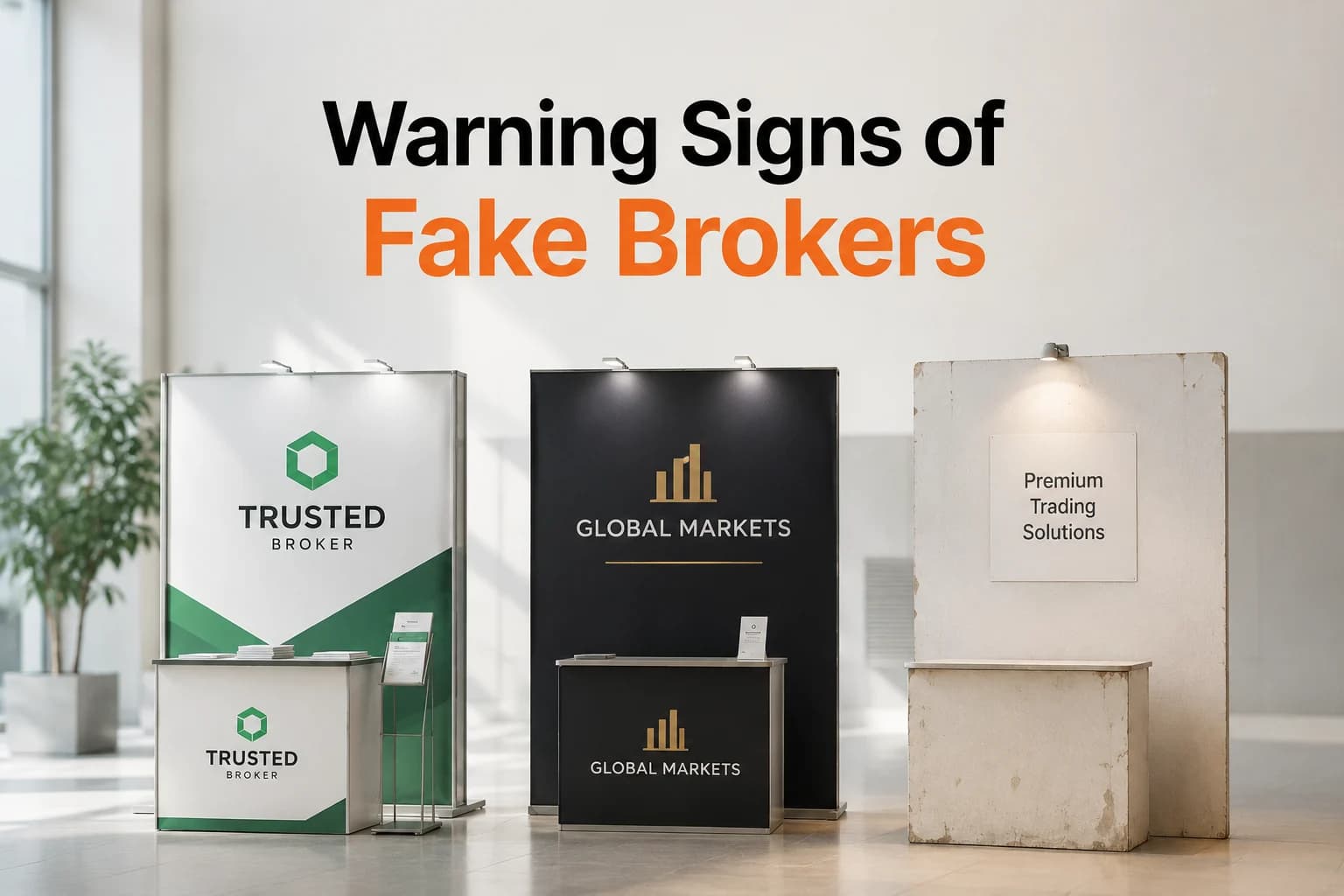 Warning Signs of Fake Forex Brokers 