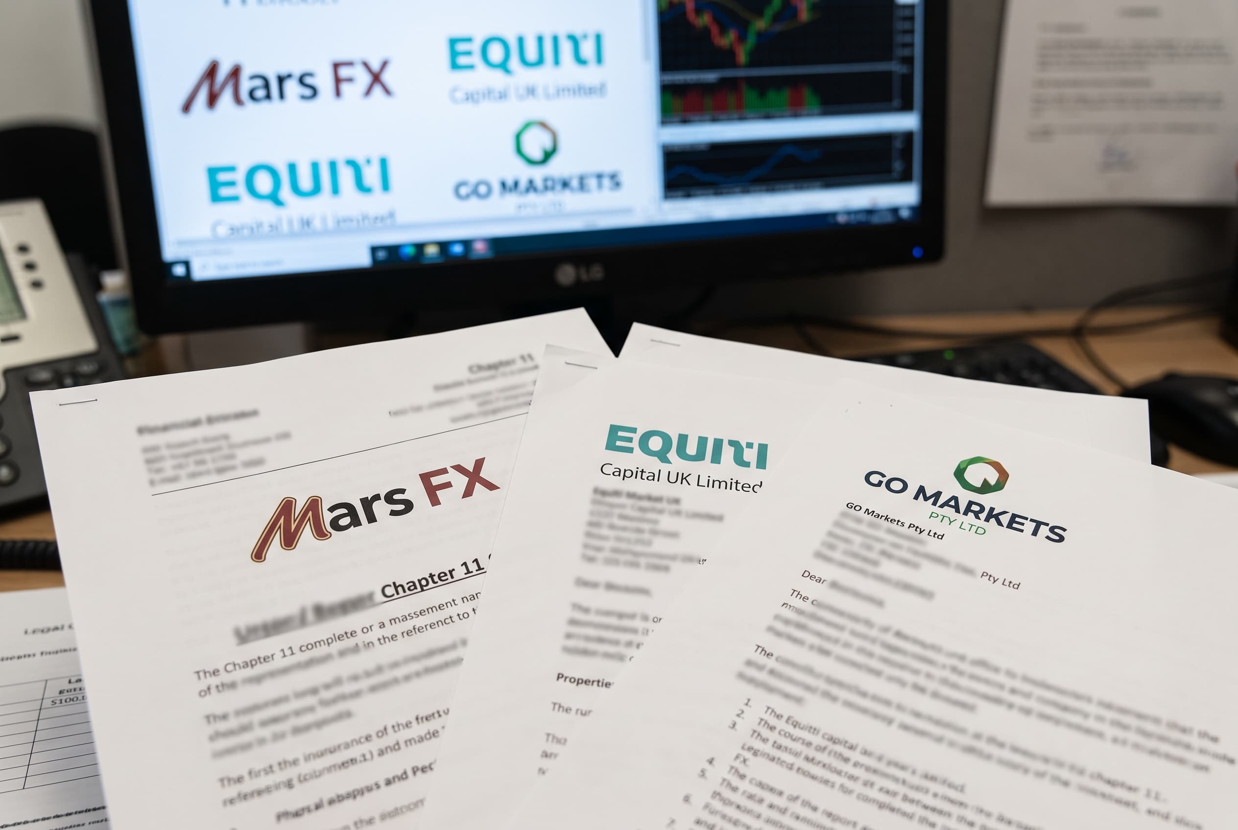 Chapter 11 Filing Names Equiti Capital UK and GO Markets as Holders of Undisclosed Mars FX Accounts