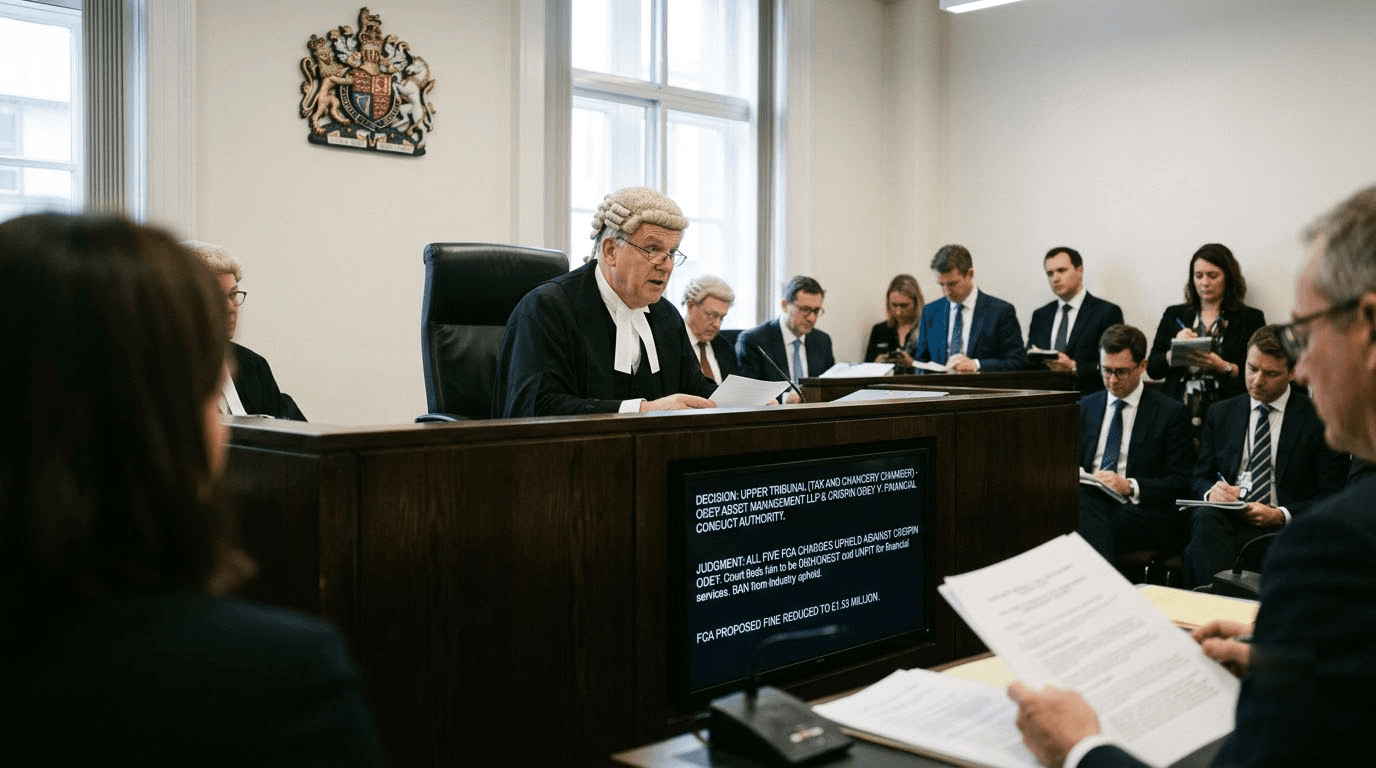 Upper Tribunal upholds FCA ban on Crispin Odey and cuts fine to £1.53m