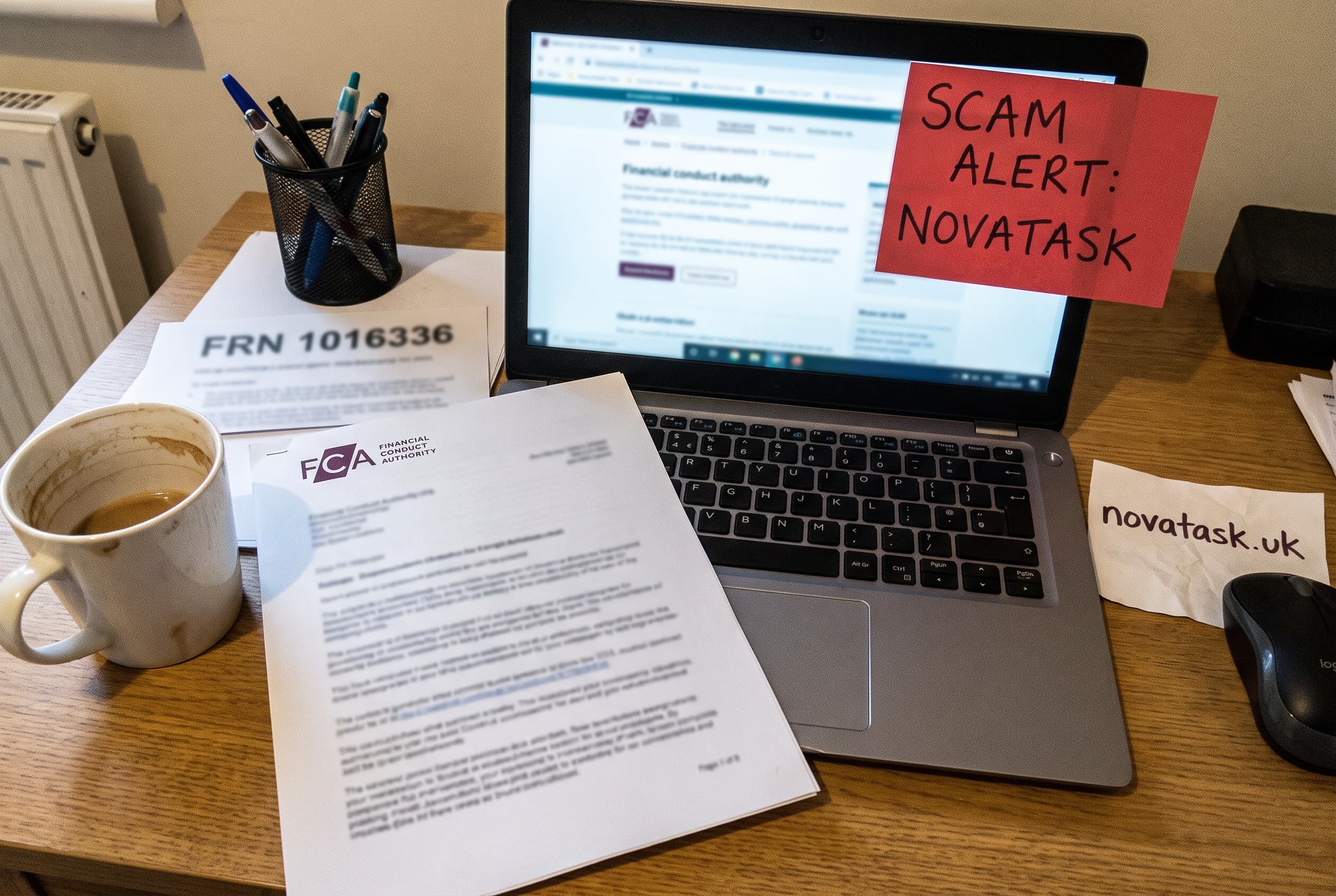 FCA Warns Over NovaTask Clone Using Nova Business Finance Ltd Details to Target Consumers