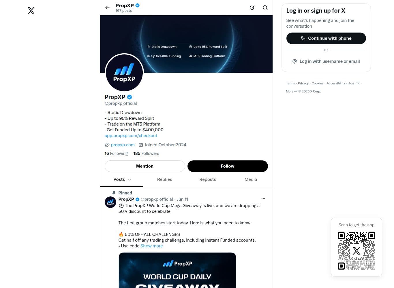 PropXP official X profile